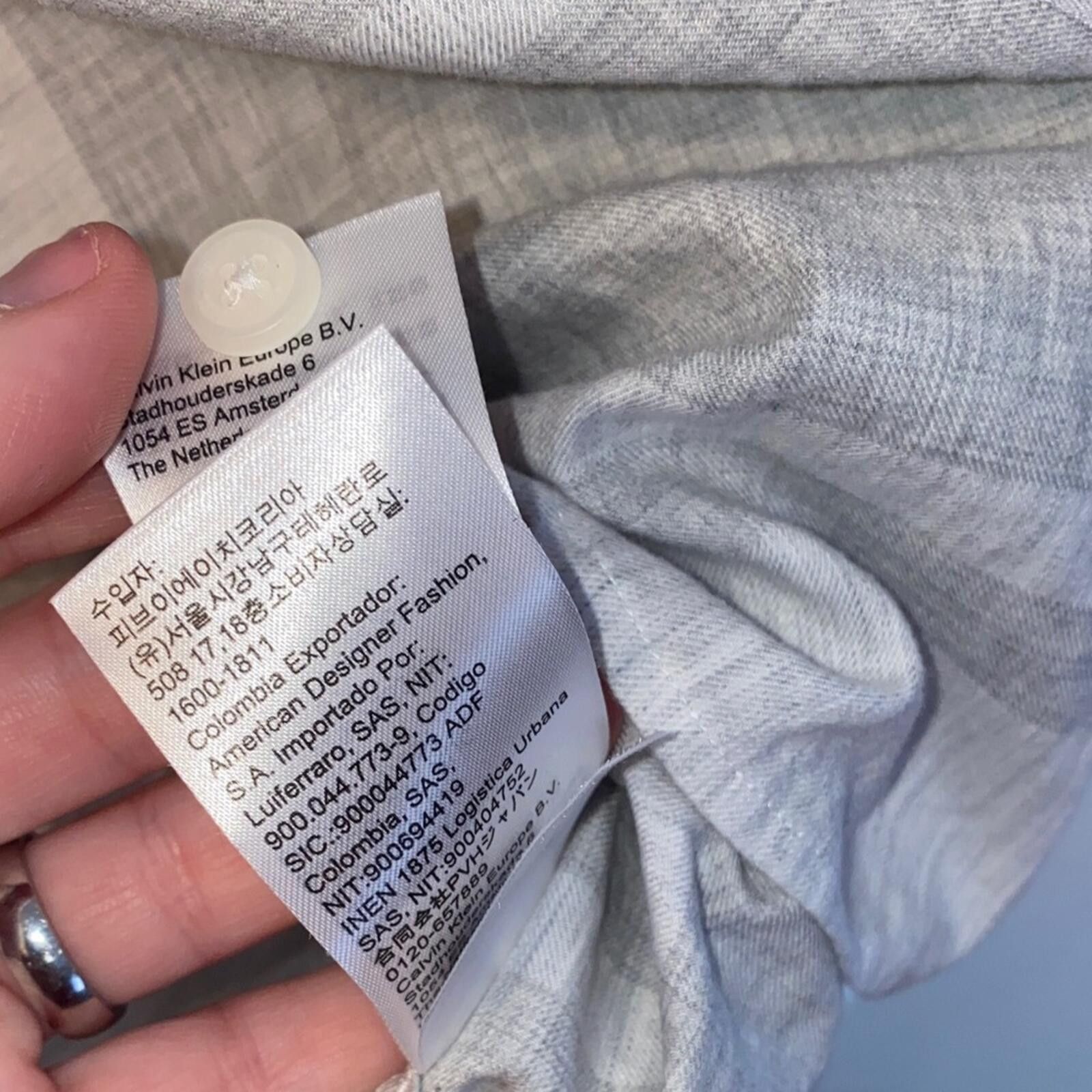 Calvin Klein Calvin Klein Linen Cotton Plaid Short Sleeve Button Down Lrg Size US L / EU 52-54 / 3 - 6 Thumbnail