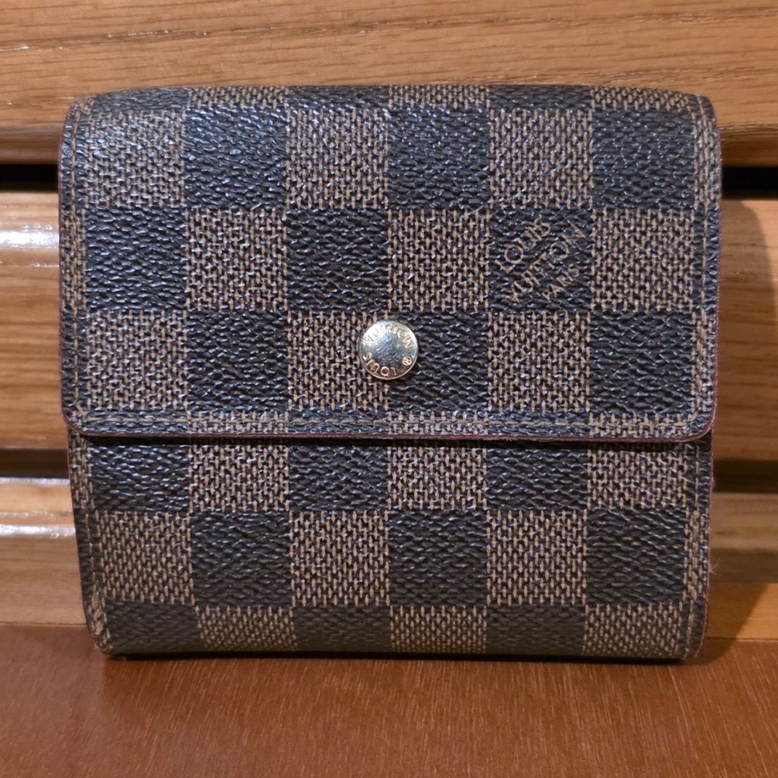 Louis Vuitton Louis Vuitton Damier Ebene Elise Wallet Size ONE SIZE - 1 Thumbnail