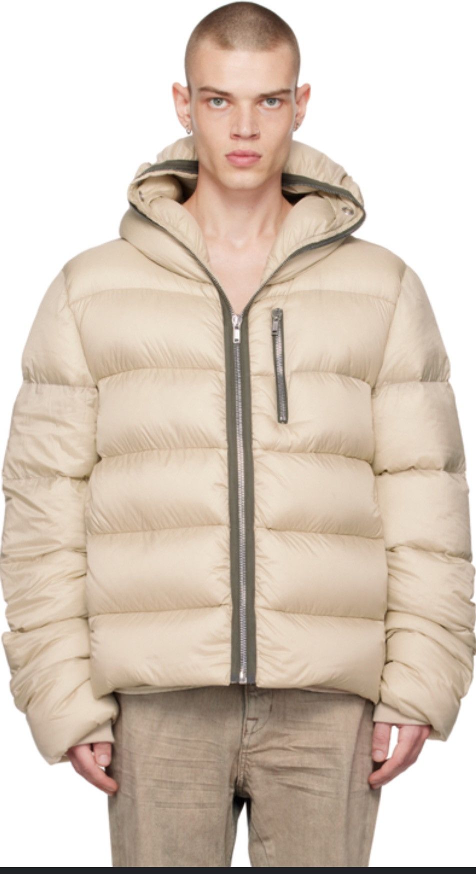 Rick Owens GIMP JACKET PEARL Size US XXL / EU 58 / 5 - 4 Thumbnail
