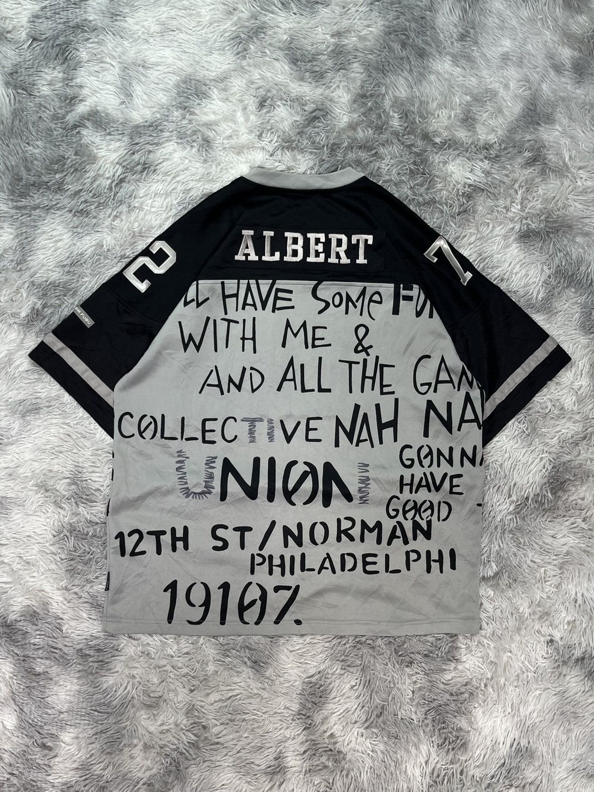 Fubu VINTAGE FUBU PLATINUM FAT ALBERT FOOTBALL SPORT JERSEY Size US XXL / EU 58 / 5 - 6 Thumbnail
