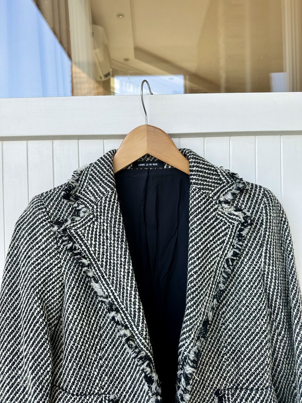 Comme Ca Ism 🇯🇵Vintage Comme Ca Du Mode Blazer Made jn Japan Size M / US 6-8 / IT 42-44 - 5 Thumbnail