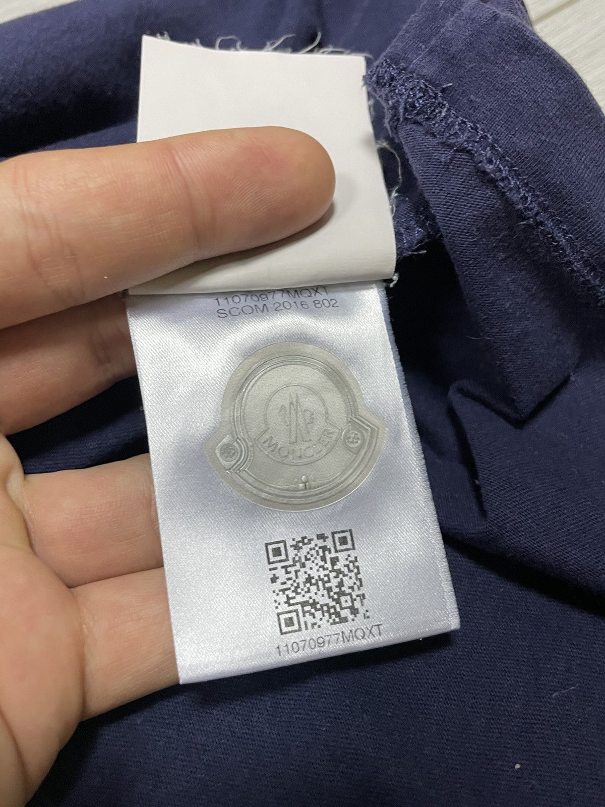Moncler Moncler Jean Philippe garment washed tee t-shrit embroidered Size US XL / EU 56 / 4 - 5 Thumbnail