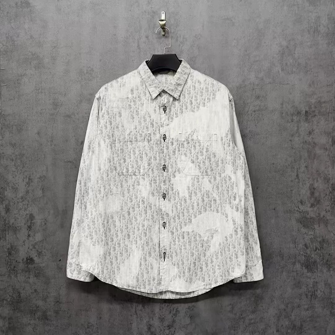 Dior Dior Logo Distressed Denim Jacket Size US L / EU 52-54 / 3 - 1 Thumbnail
