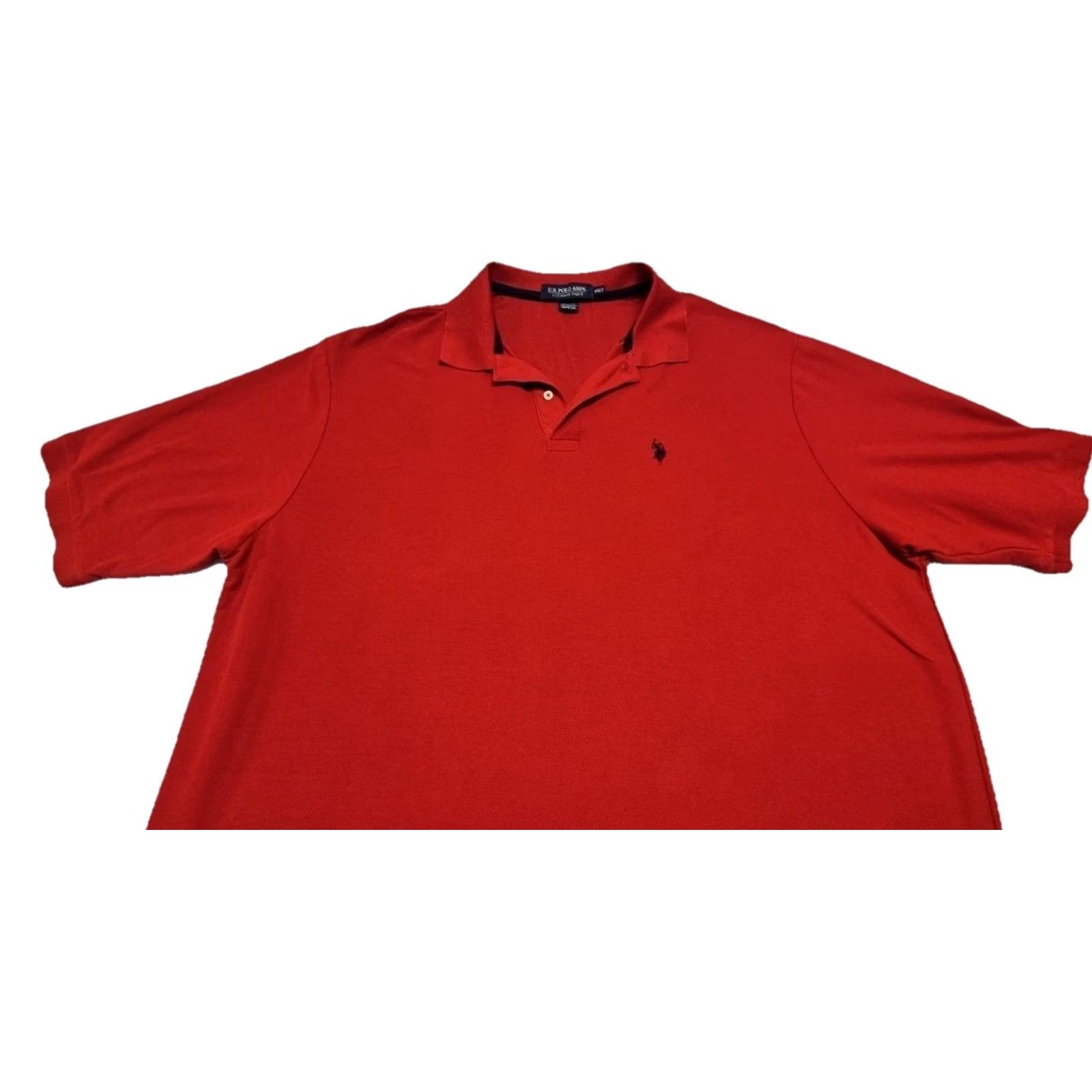 Vintage U.S. Polo Assn Mens Polo Shirt 4XLT Red Short Sleeve Classic Logo Big & Tall Shirt Mens Men Size US XXL / EU 58 / 5 - 3 Thumbnail