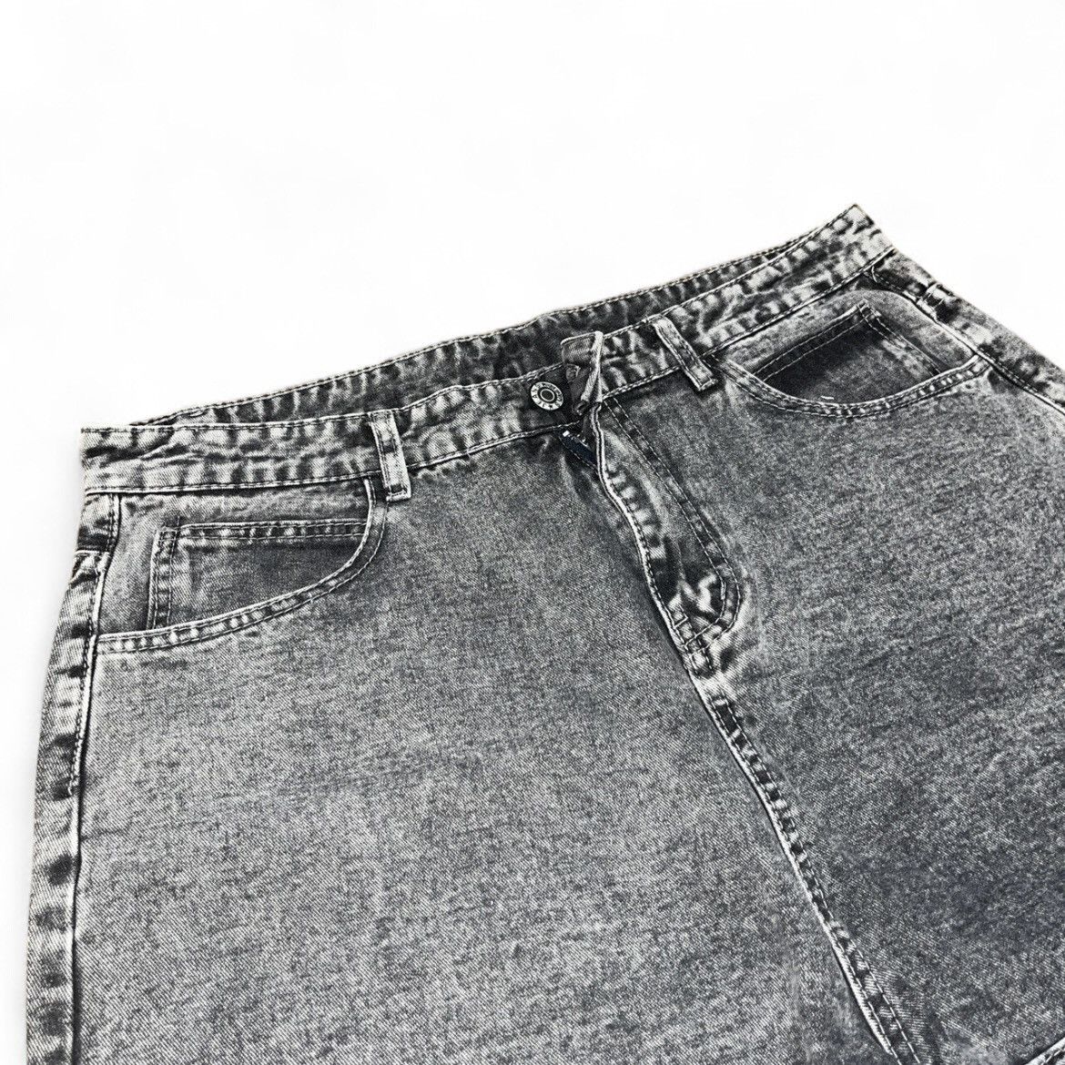 Vintage American vintage washed ripped jeans Street punk oversized Size US 36 / EU 52 - 6 Thumbnail