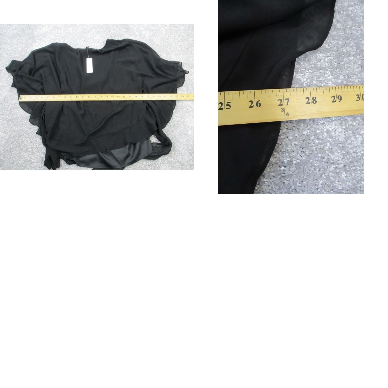 White House Black Market White House Black Market Poncho Womens Small Petite Black New Size S / US 4 / IT 40 - 8 Thumbnail