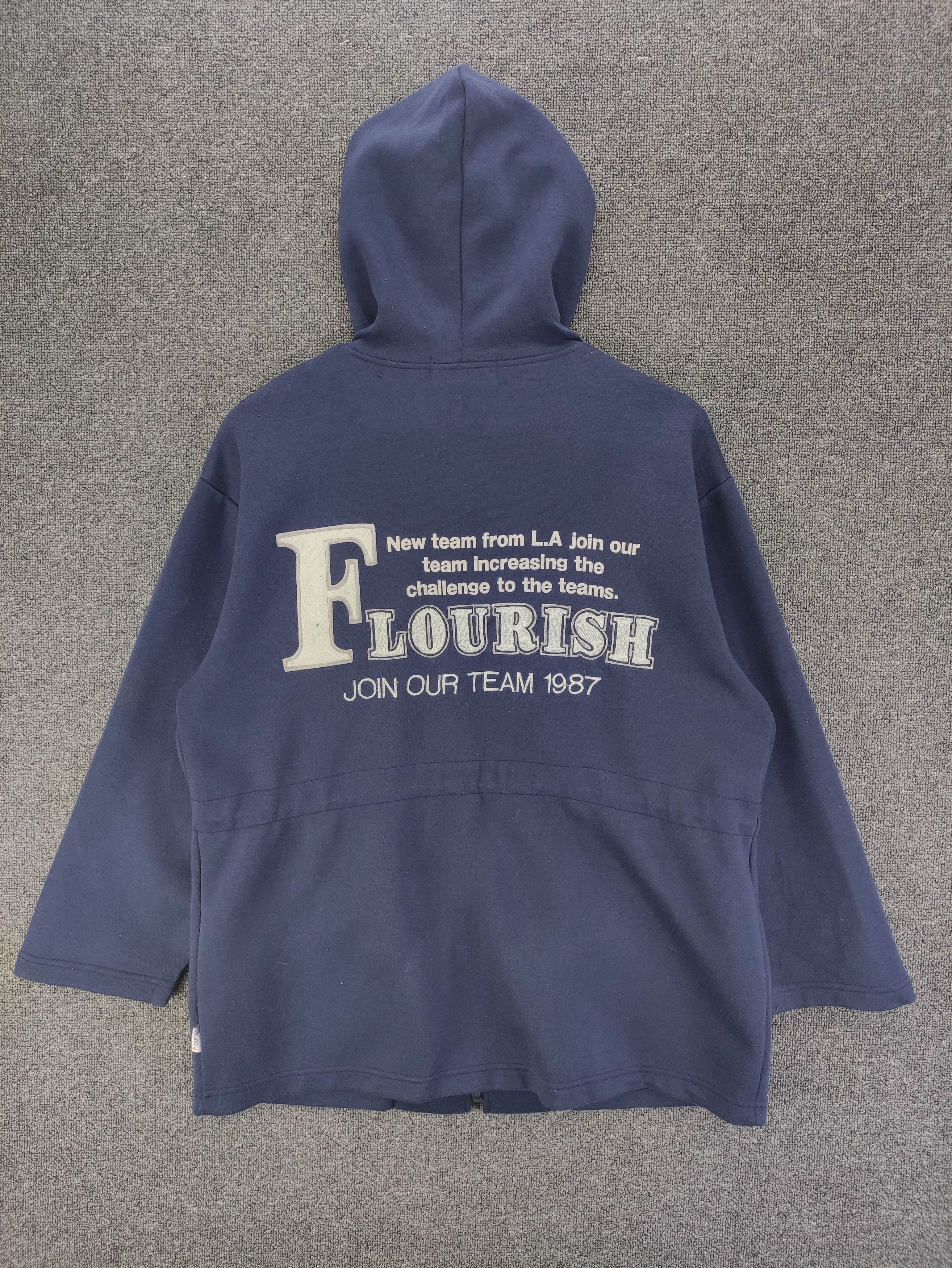 Japanese Brand Vintage Flourish Sweater Pull Over Hoodie Zipper Size M / US 6-8 / IT 42-44 - 10 Thumbnail
