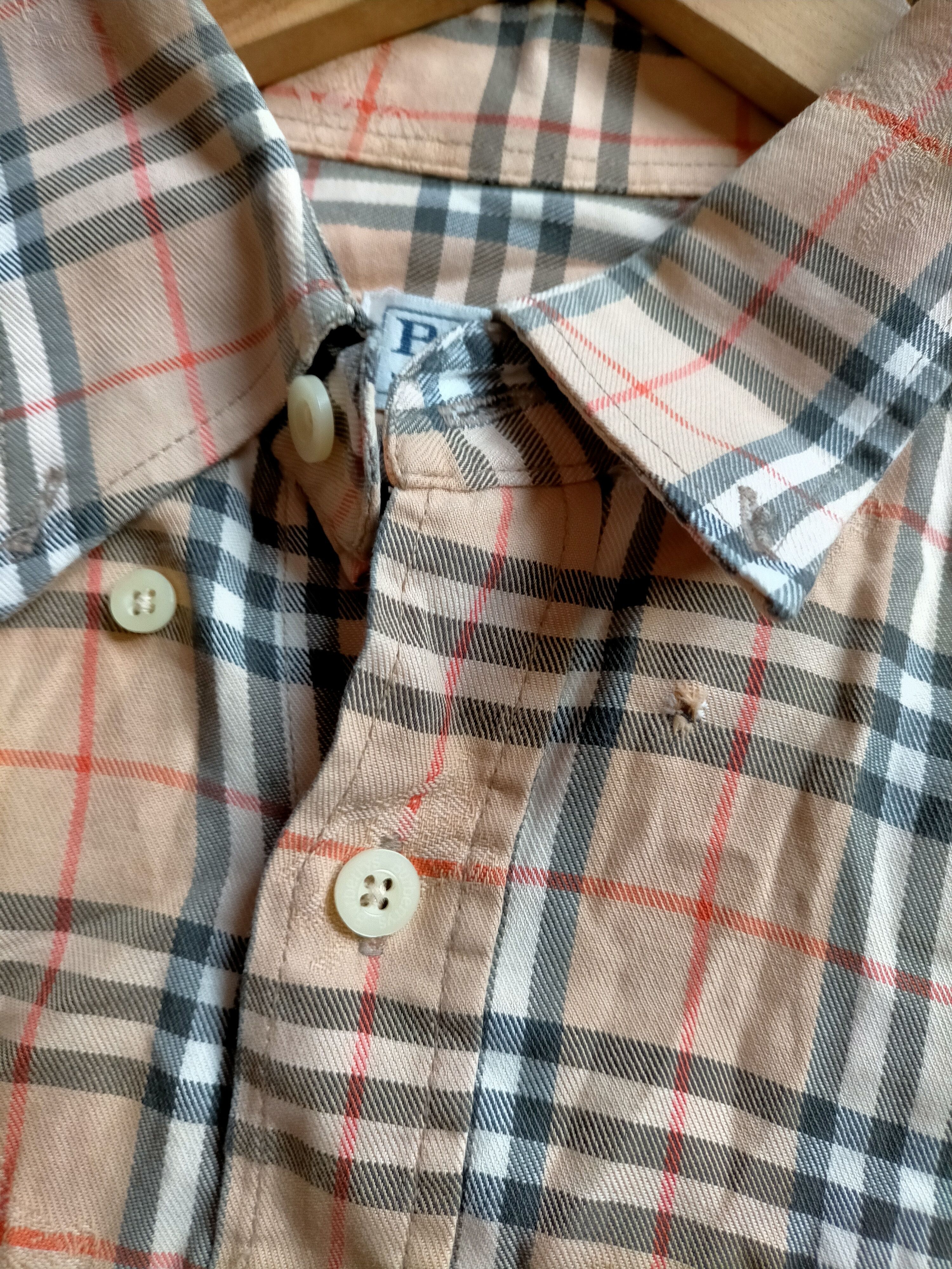Burberry Vintage Burberry Nova Check England Button ups shirts Size US XL / EU 56 / 4 - 12 Thumbnail