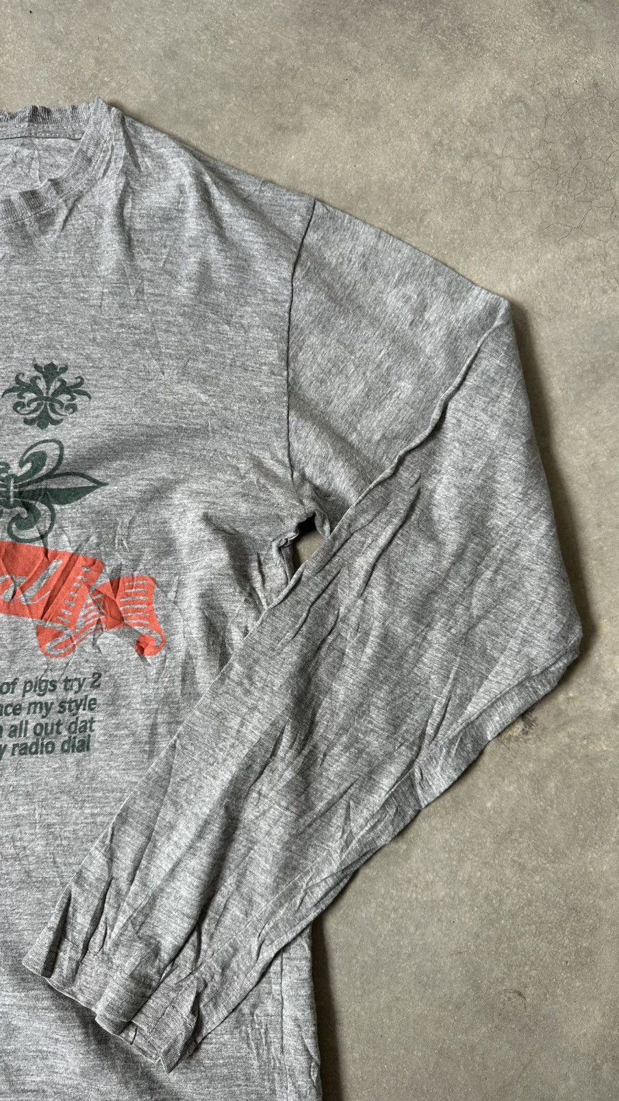 Japanese Brand VINTAGE YOLORS CROSS SIX WAS NINE LS TEE Size US M / EU 48-50 / 2 - 5 Thumbnail