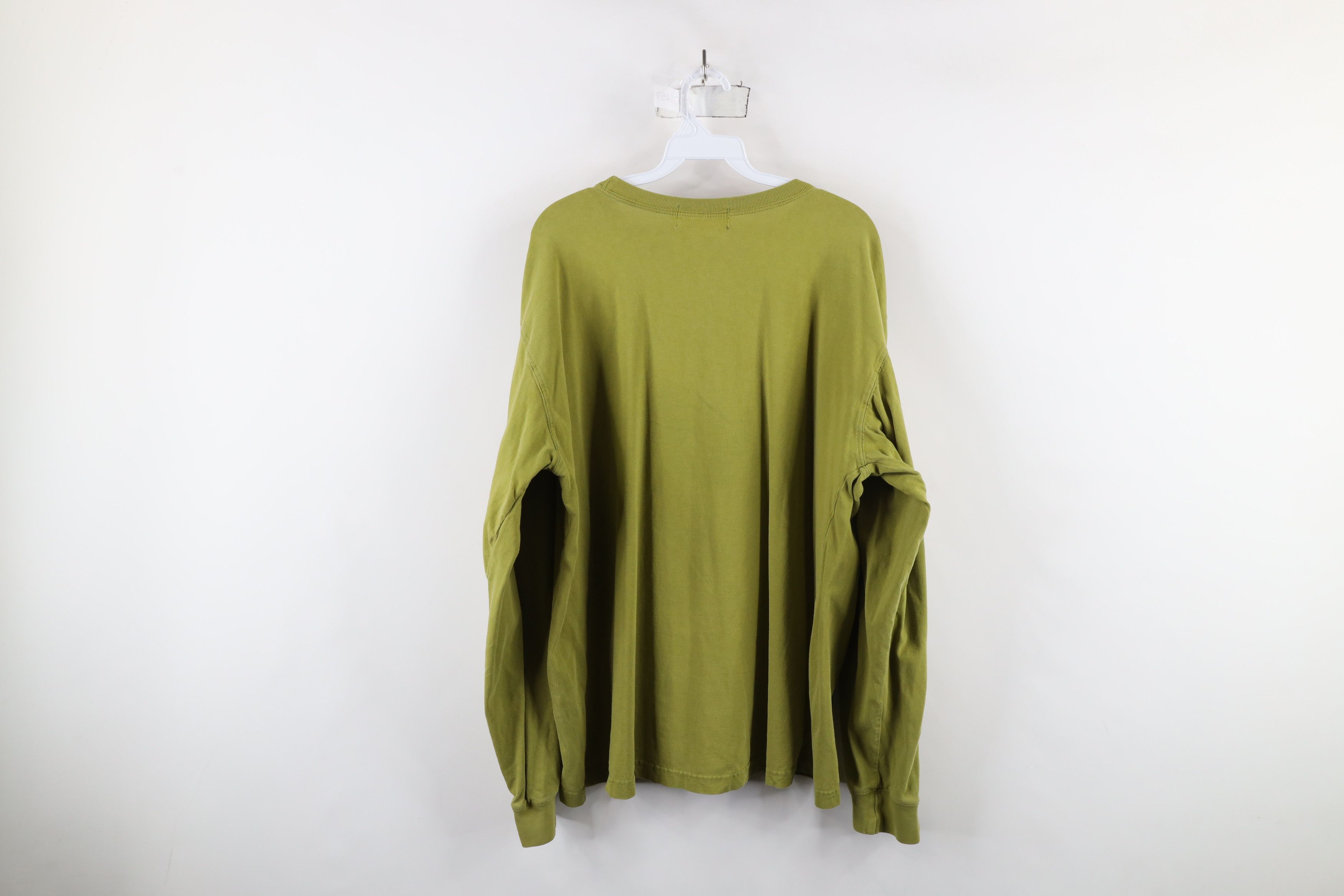 Eddie Bauer × Vintage Vintage 90s Eddie Bauer Long Sleeve T-Shirt Green Cotton Size US L / EU 52-54 / 3 - 10 Thumbnail
