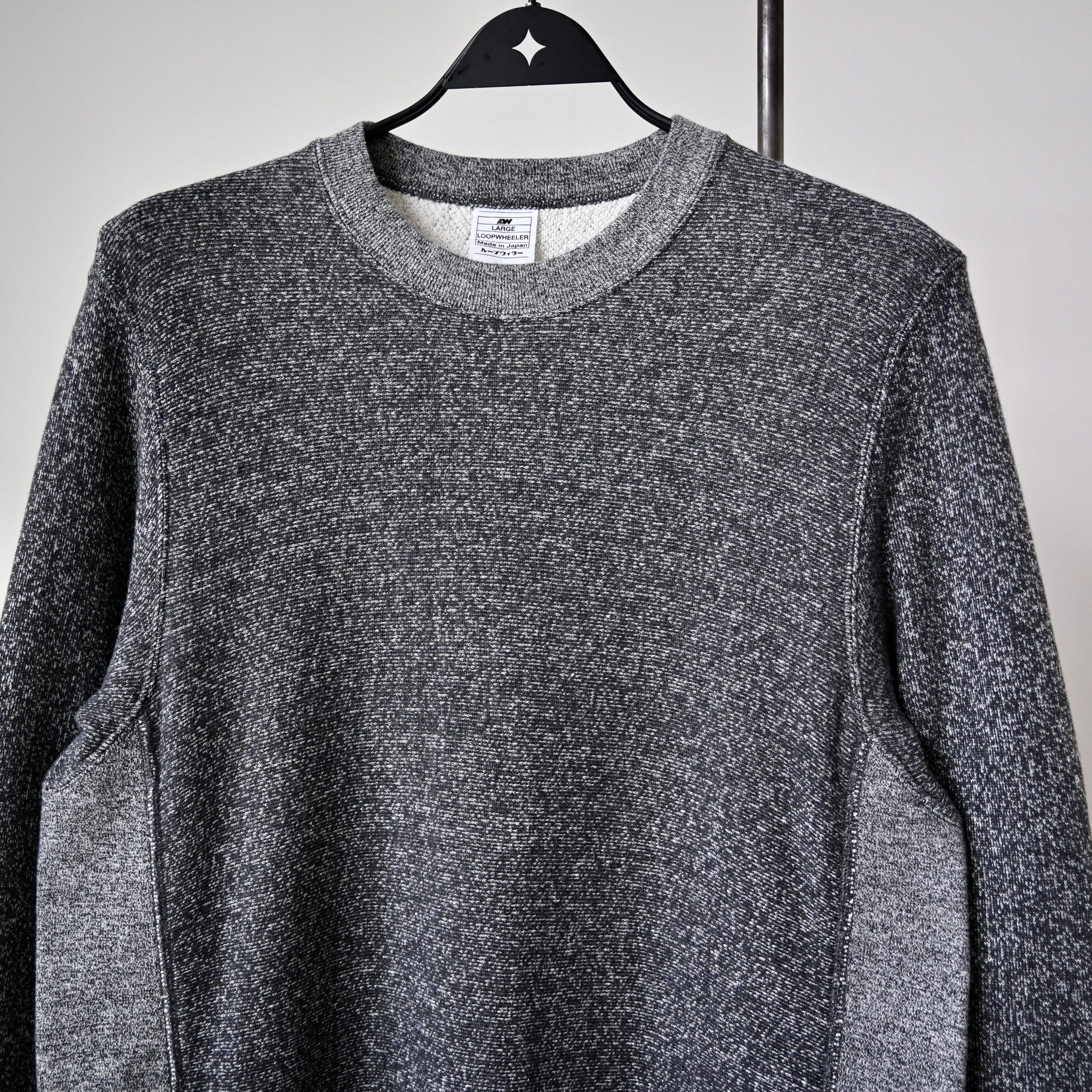 Loopwheeler Loopwheeler two tone melange crewneck, made in Japan Size US L / EU 52-54 / 3 - 8 Thumbnail