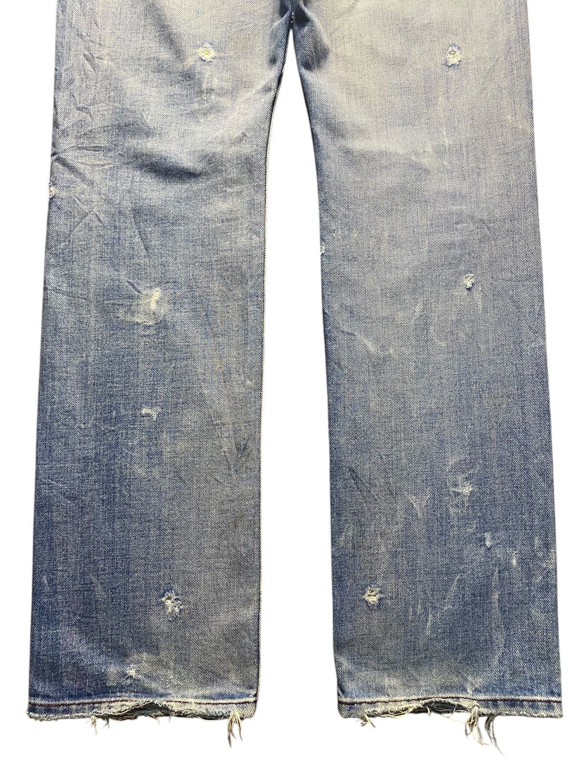 Diesel Black Gold Diesel Timmen Jeans Ripped Denim 0071J Size US 31 - 6 Thumbnail