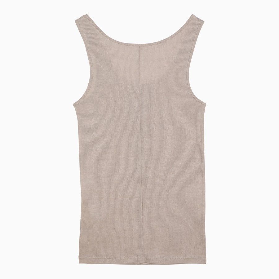 AMI o1d2blof0724 Tank Top in Beige Size M / US 6-8 / IT 42-44 - 2 Thumbnail