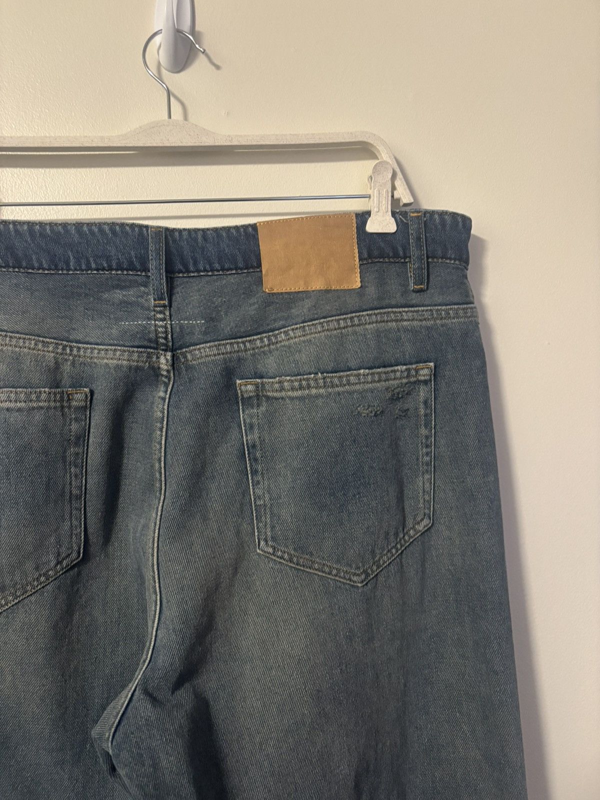 Maison Margiela Maison Margiela MM6 Patch Distress Denim Size US 36 / EU 52 - 3 Thumbnail