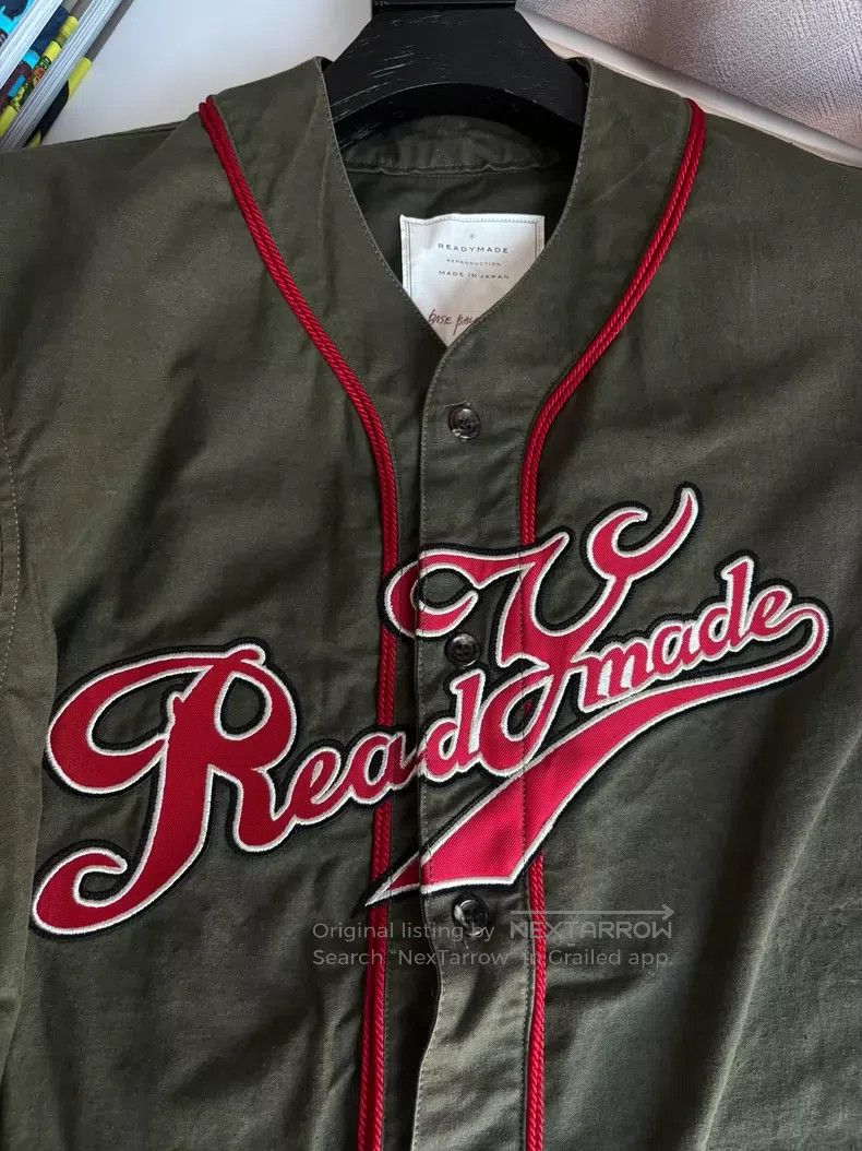 READYMADE Ready Made baseball shirt short sleeve shirt WWII military Size US M / EU 48-50 / 2 - 2 Thumbnail