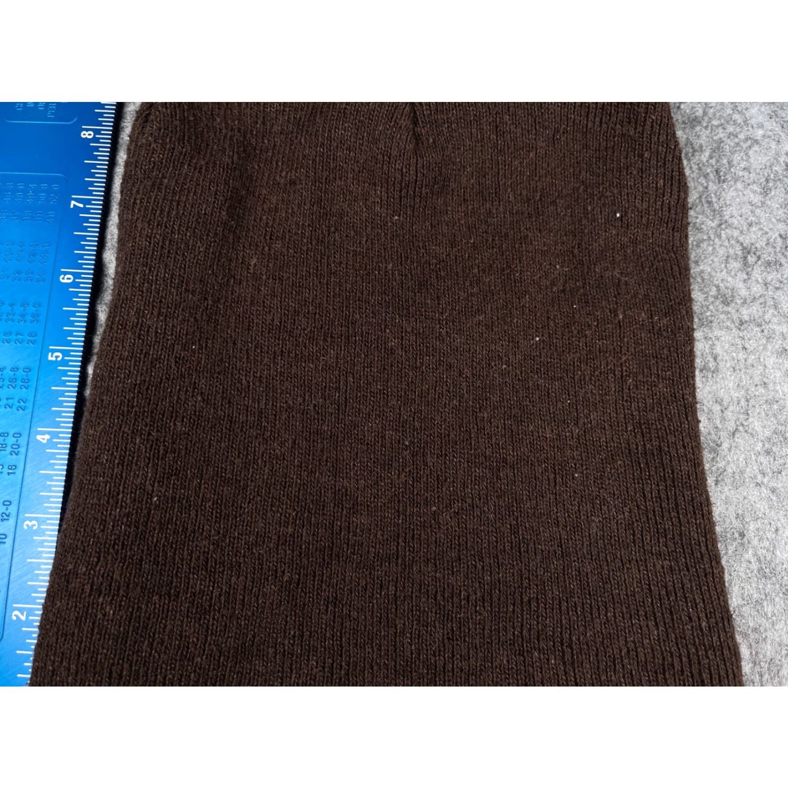 Vintage Beanie Toque Adult One Size Brown Knit 100% Acrylic Winter Snow Ski Outdoors Size ONE SIZE - 2 Thumbnail