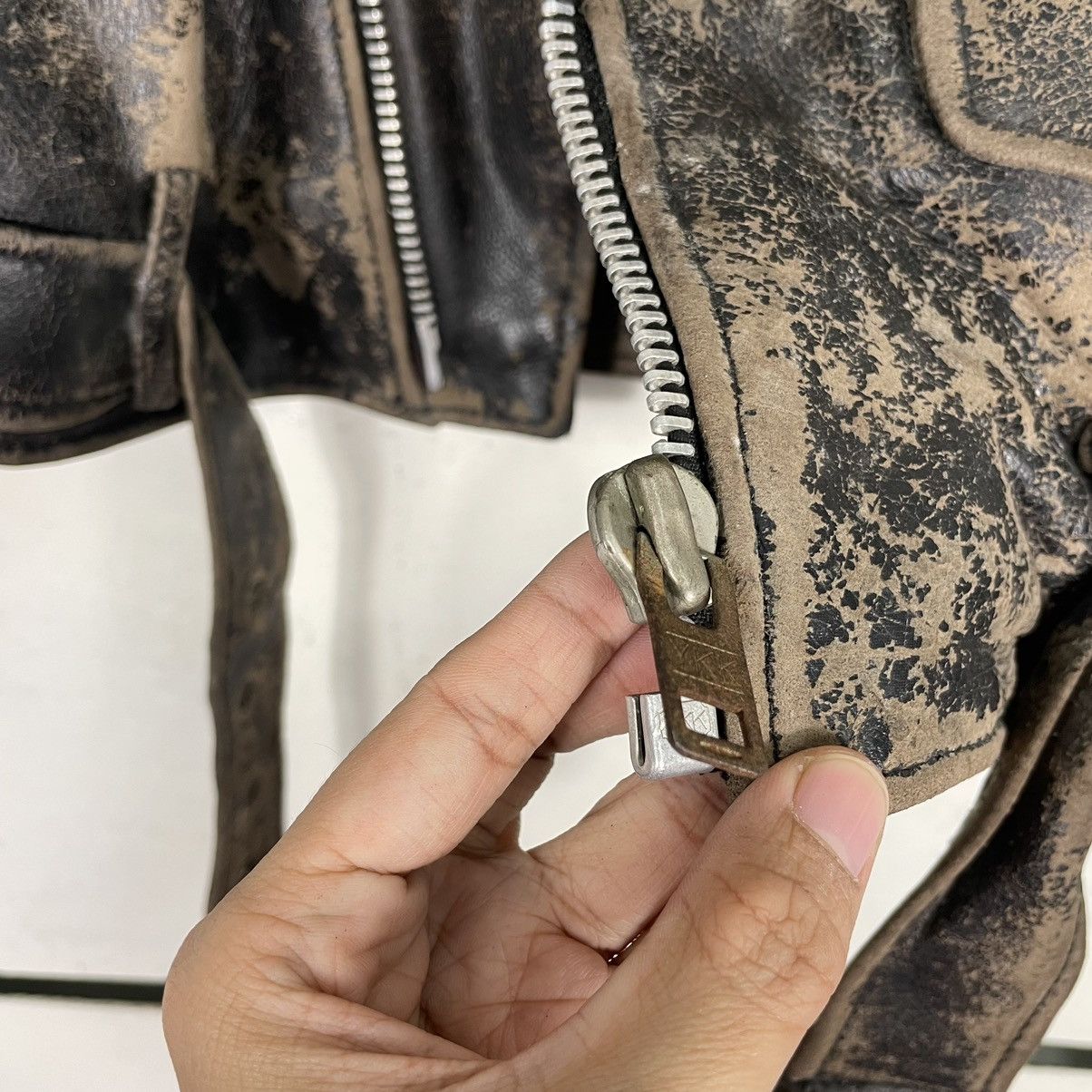 Japanese Brand × Vintage 💥60s SCOOTER TRASHED INSPIRED PERFECTO SCHOTT Size US M / EU 48-50 / 2 - 11 Thumbnail