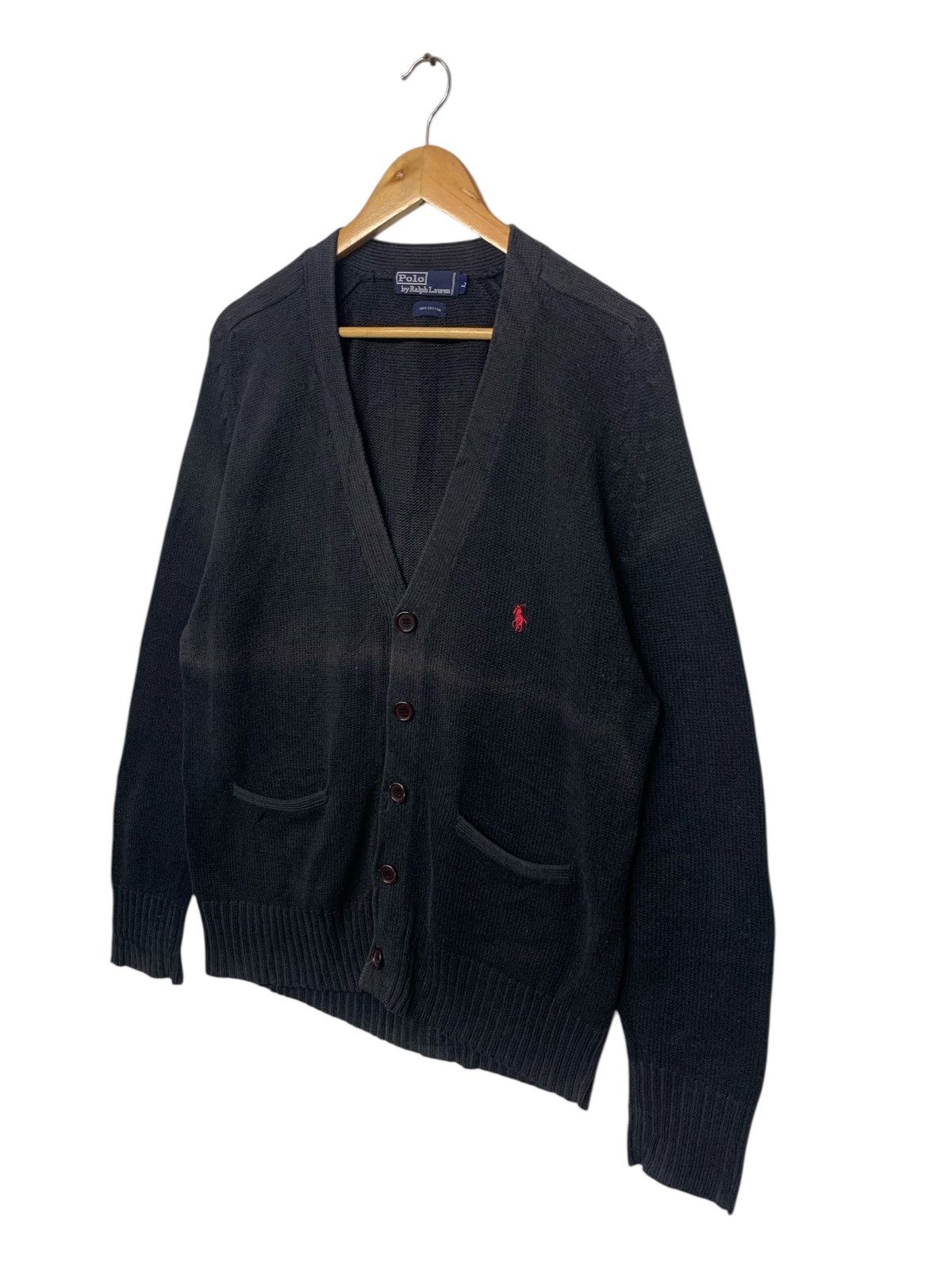Polo Ralph Lauren Vintage 90's Polo Ralph Lauren Small Logo Knitwear Cardigan Size US L / EU 52-54 / 3 - 2 Thumbnail