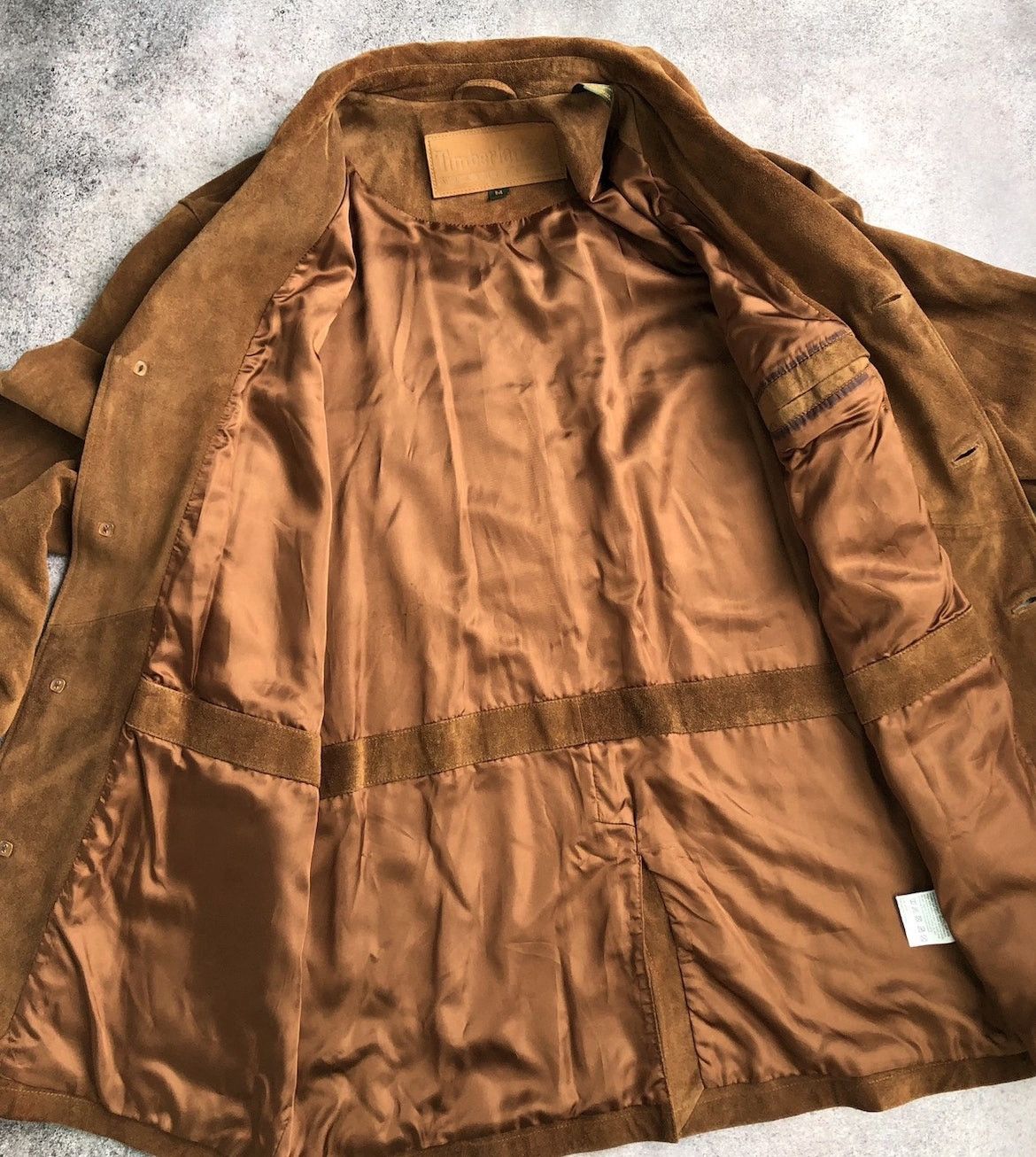 Timberland × Vintage Timberland vintage leather jacket/coat Size US M / EU 48-50 / 2 - 7 Thumbnail