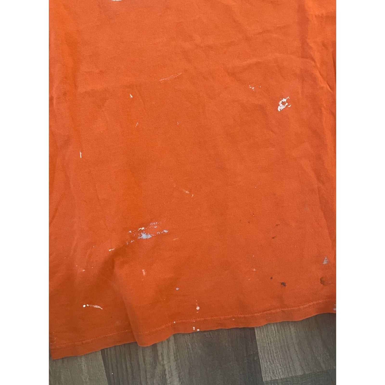 Nike VINTAGE Nike T-Shirt Orange Silver Tag M Men Shirt 19x25 .5 Metal Size US M / EU 48-50 / 2 - 4 Thumbnail