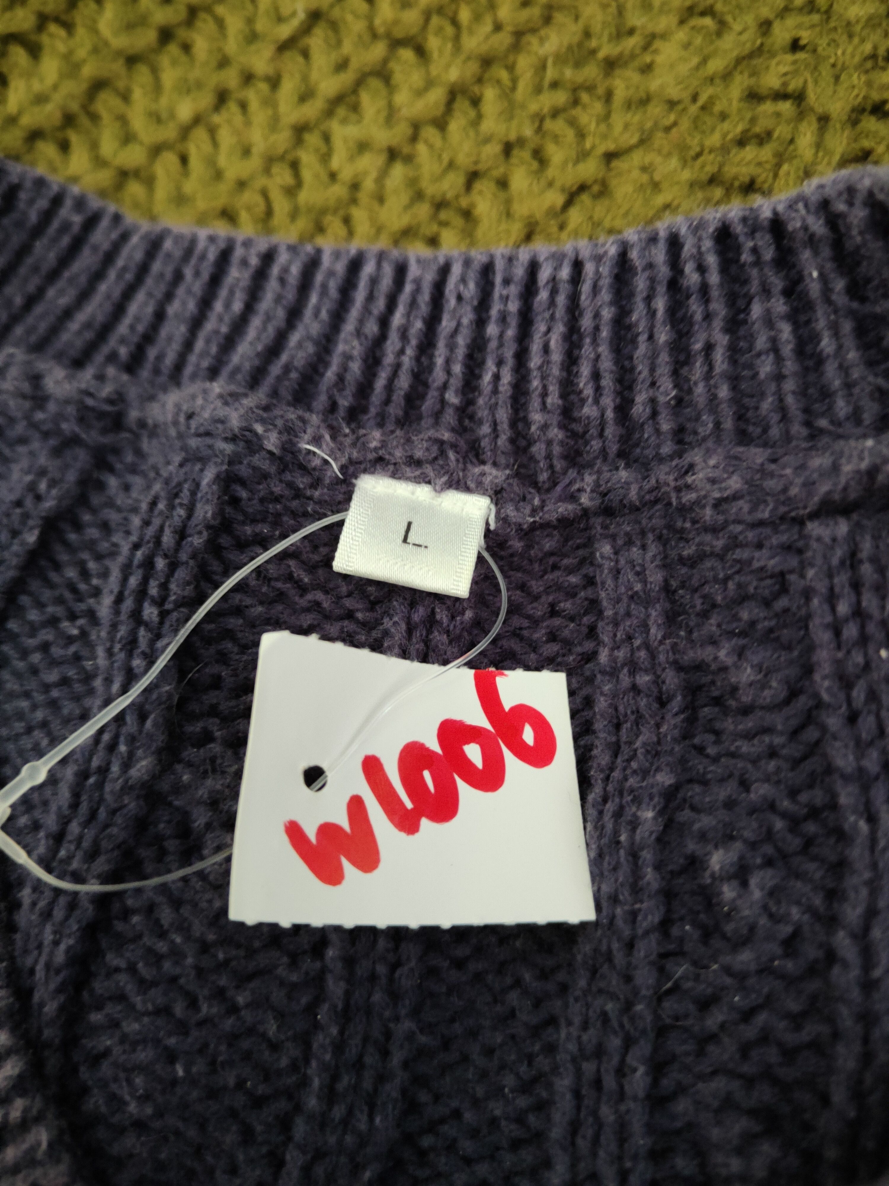 Aran Isles Knitwear × Japanese Brand × Vintage Japanese Brand Navy Faded Knitwear Sweatshirts #W1006 Size US M / EU 48-50 / 2 - 11 Thumbnail