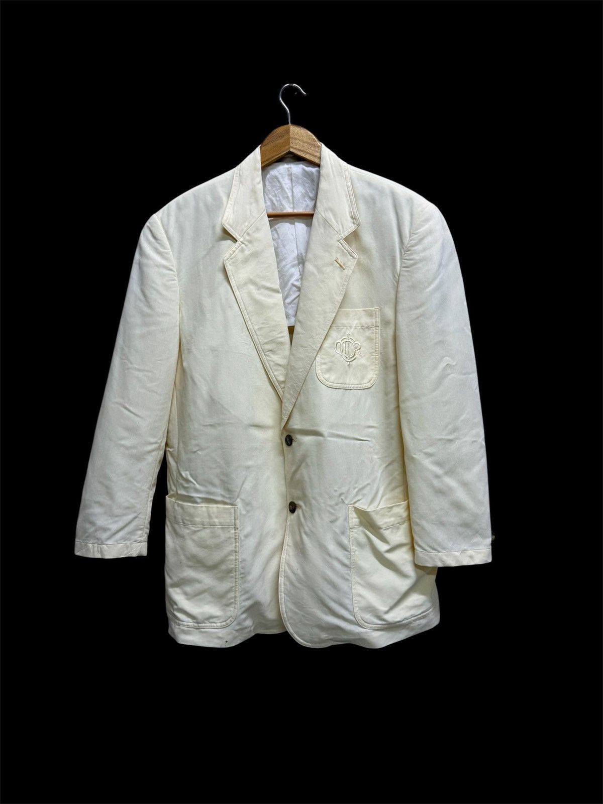 Christian Dior Monsieur VINTAGE 90s CHRISTIAN DIOR EMBROIDERY LOGO CASUAL BLAZER Size US L / EU 52-54 / 3 - 1 Thumbnail