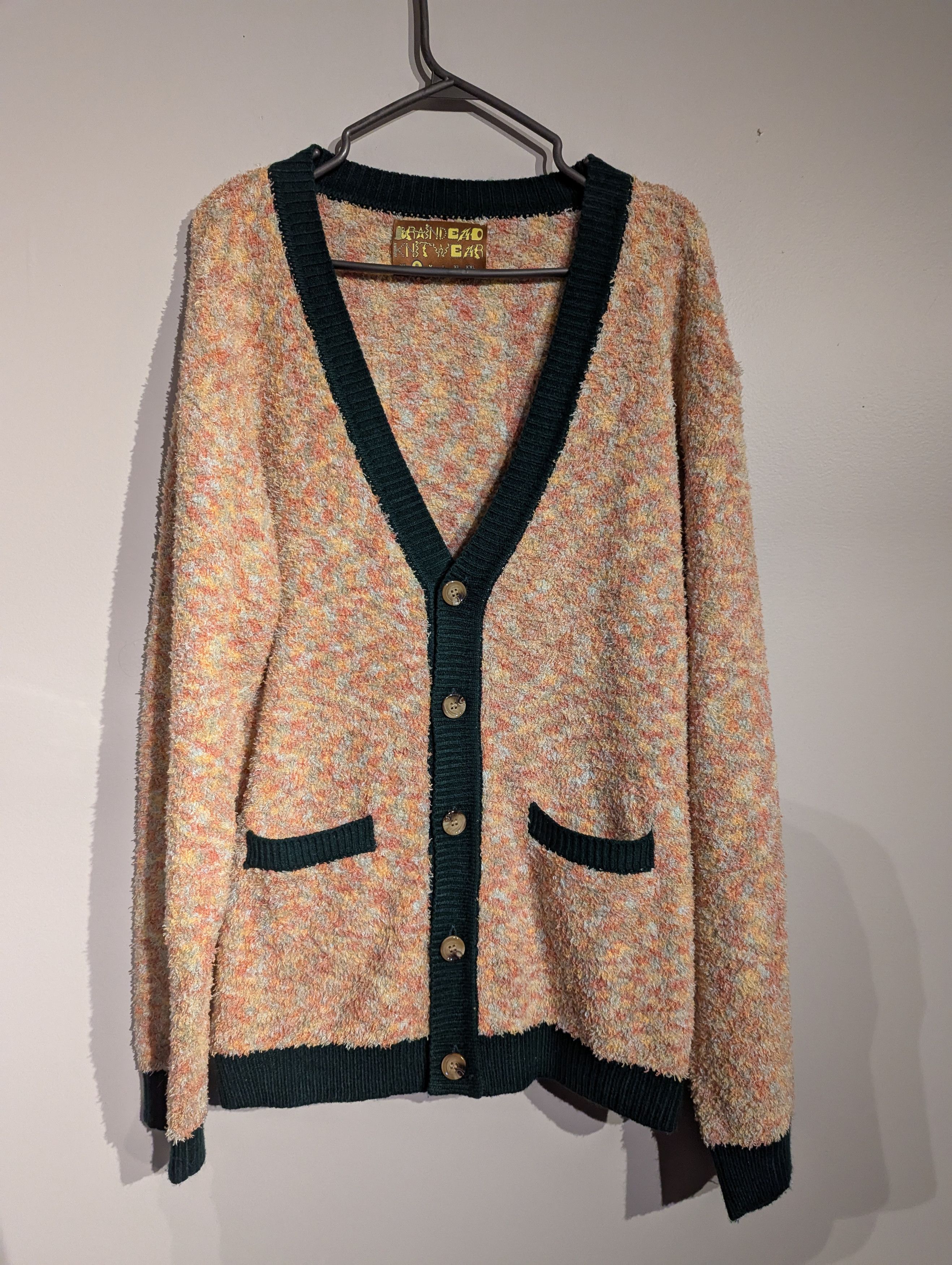 Brain Dead brain dead ZIG ZAG STRIPED CARDIGAN | Grailed