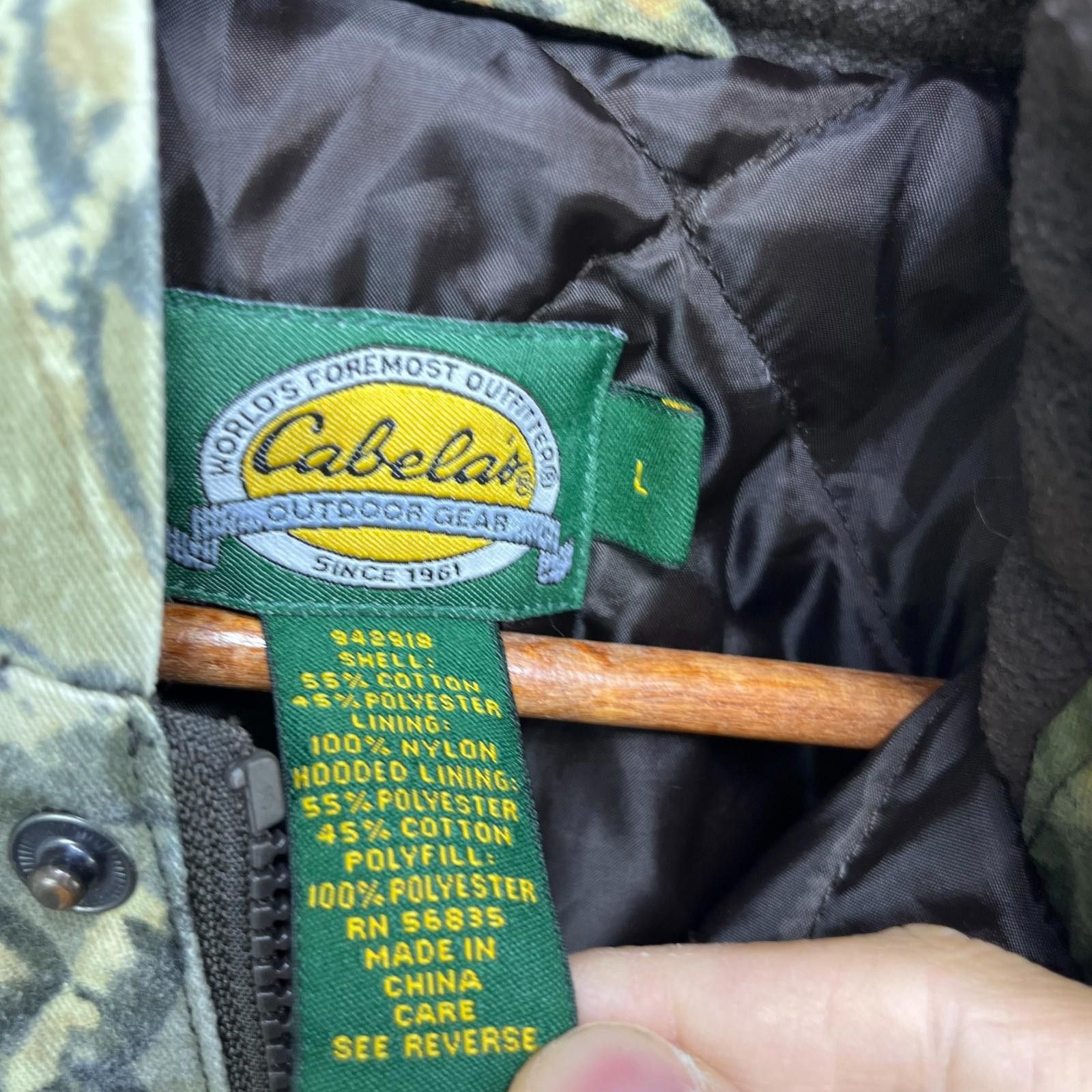 Cabelas Vintage Cabelas Realtree Camo Jacket Youth Large Size ONE SIZE - 4 Thumbnail