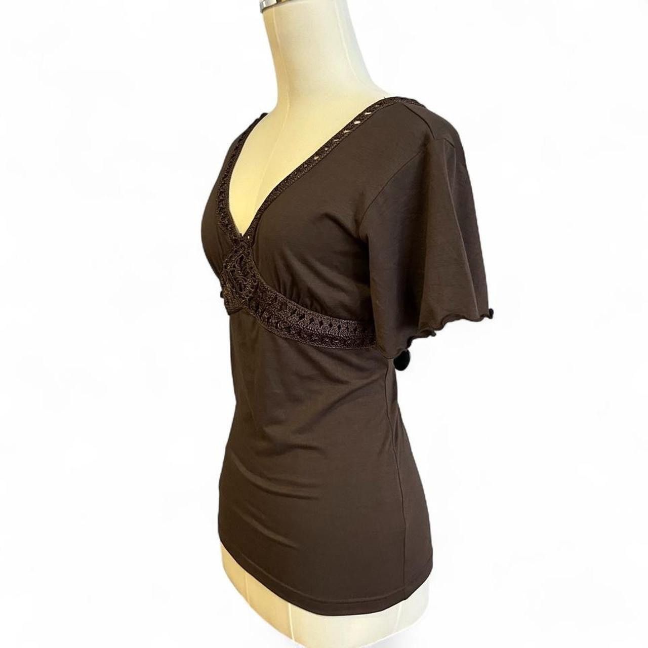 Other Vtg y2k Tuscan boho fairy cottagecore v-neck top Size M / US 6-8 / IT 42-44 - 4 Thumbnail
