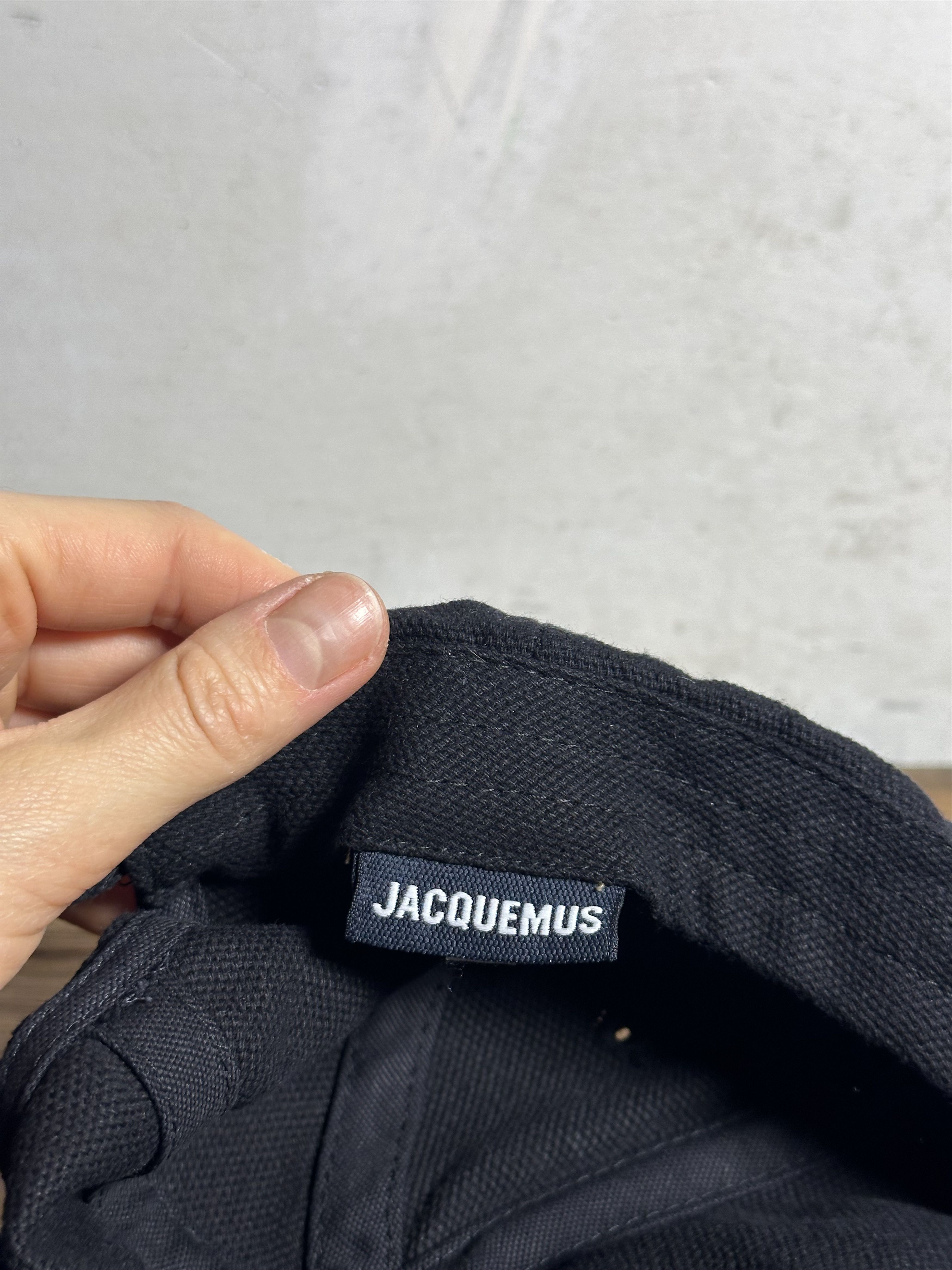 Jacquemus Jacquemus La Casquette Canvas Black Cap Size ONE SIZE - 7 Thumbnail