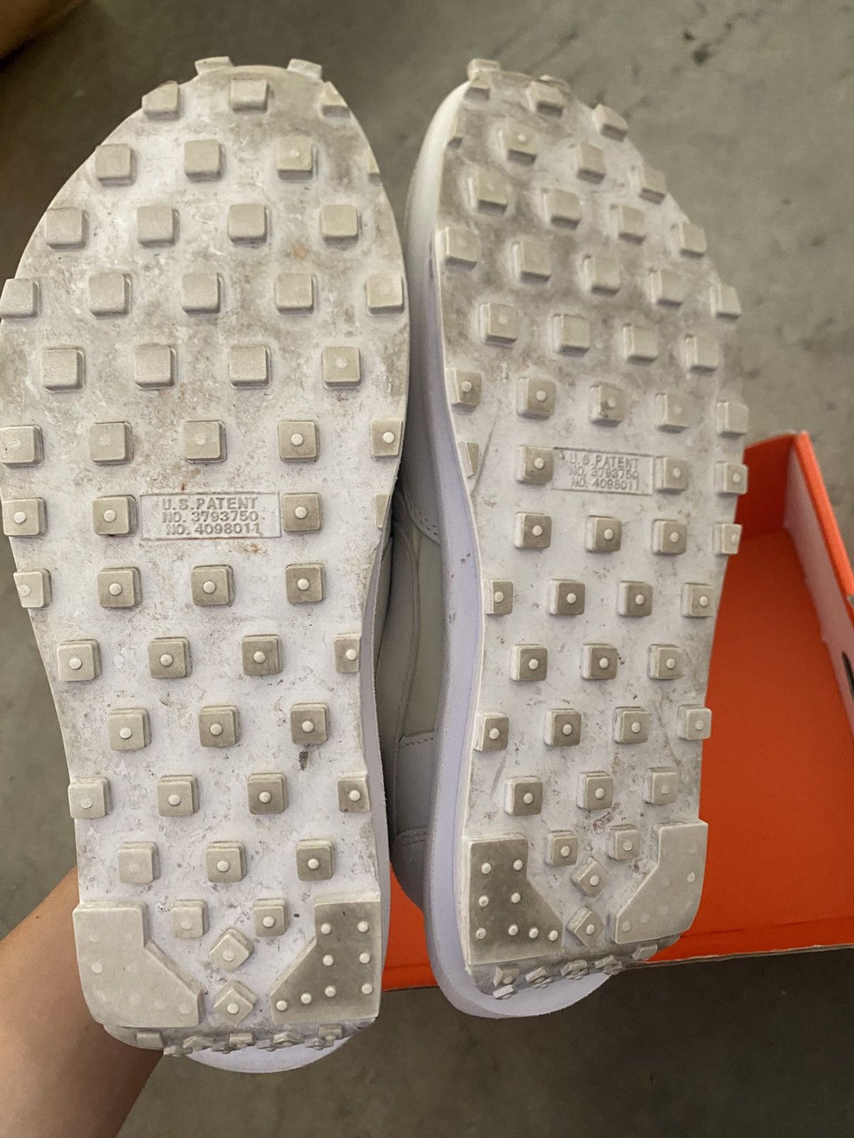 Nike × Sacai Sacai Nike LD Waffle white Nylon Size US 9 / EU 42 - 6 Thumbnail