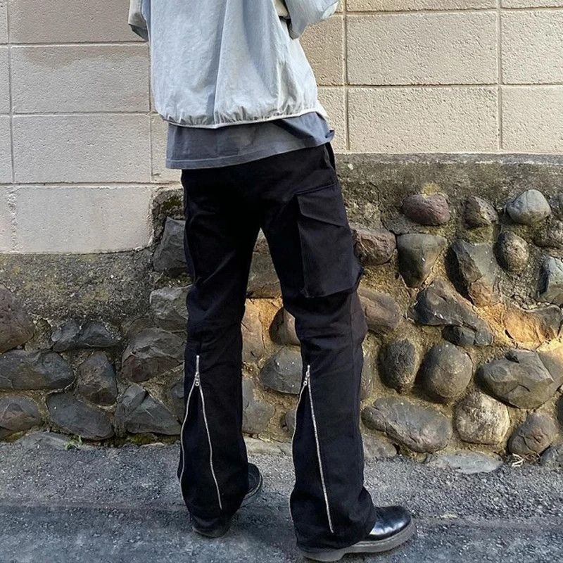 Japanese Brand Back Zip Up Cargo Pants Size US 34 / EU 50 - 4 Thumbnail