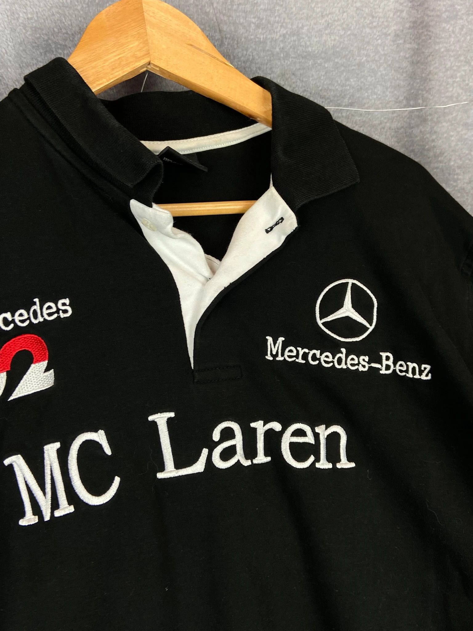 Mercedes-Benz Mercedes AMG Racing Polo McLaren Vintage Embroidered Logo Size US XXL / EU 58 / 5 - 2 Thumbnail