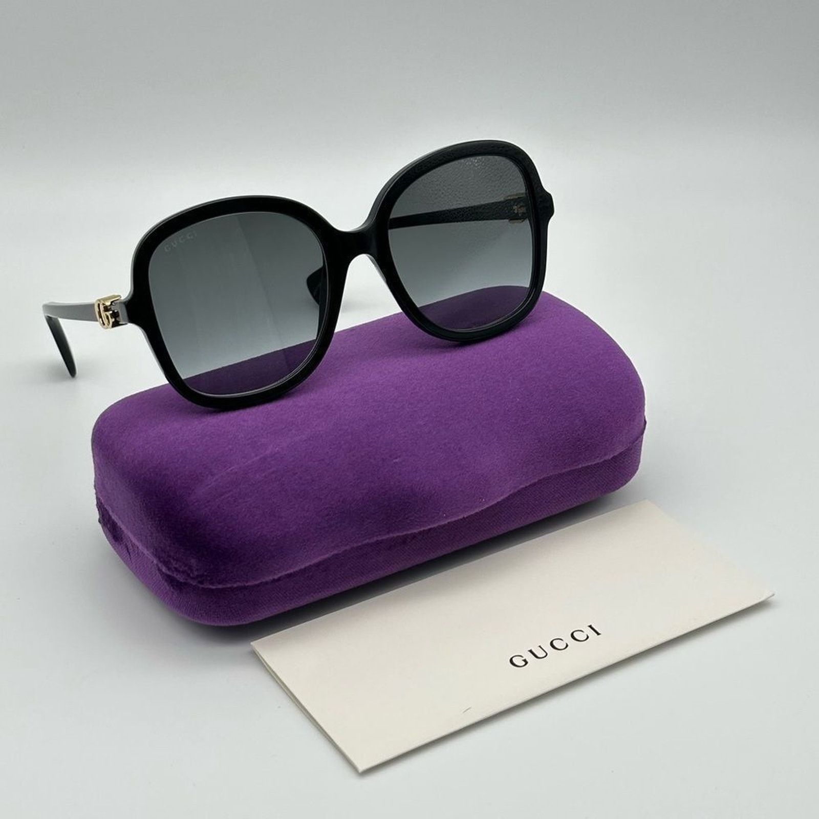 サングラス GUCCI Woman Sunglasses Black GG1178S 002 GUCCI GG1178S 002 BLACK FRAME-BLACK GREY LENS WOMEN'S