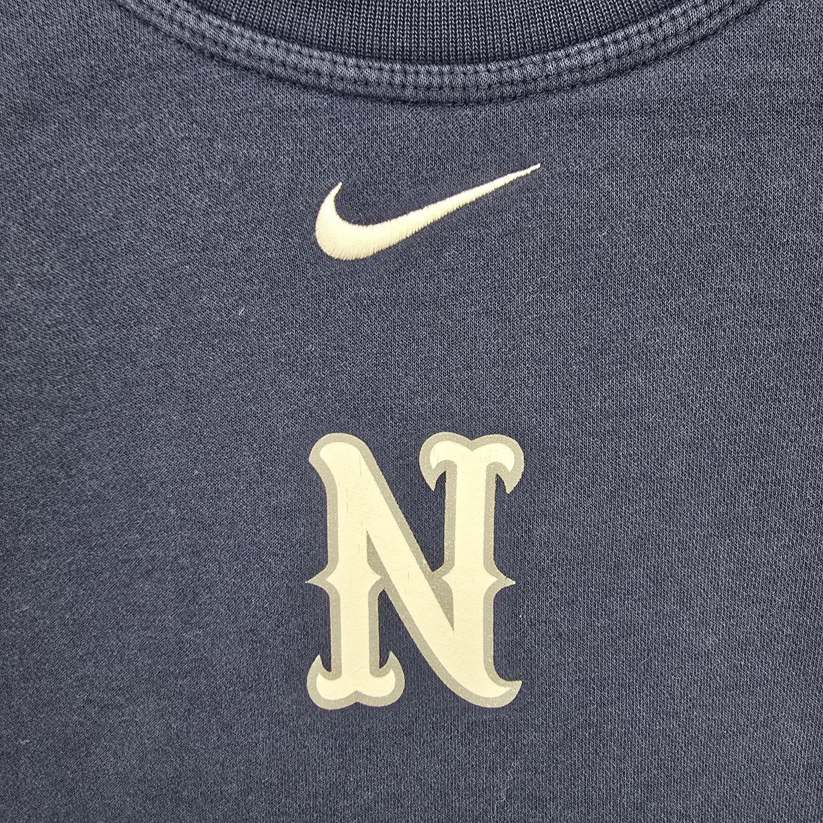 Nike Nike US Navy Football Sweatshirt Large Center Swoosh Y2K Vtg Size US L / EU 52-54 / 3 - 4 Thumbnail