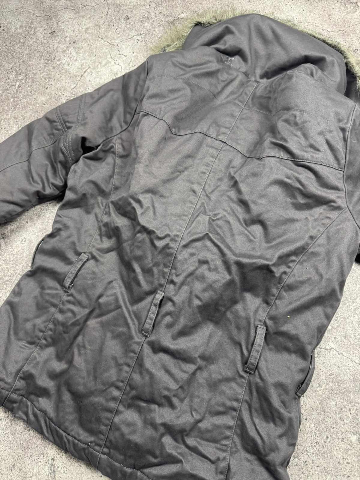 If Six Was Nine Y2K Asymmetrical Fur Zip Jacket Japanese LGB Style Opium Size S / US 4 / IT 40 - 7 Thumbnail