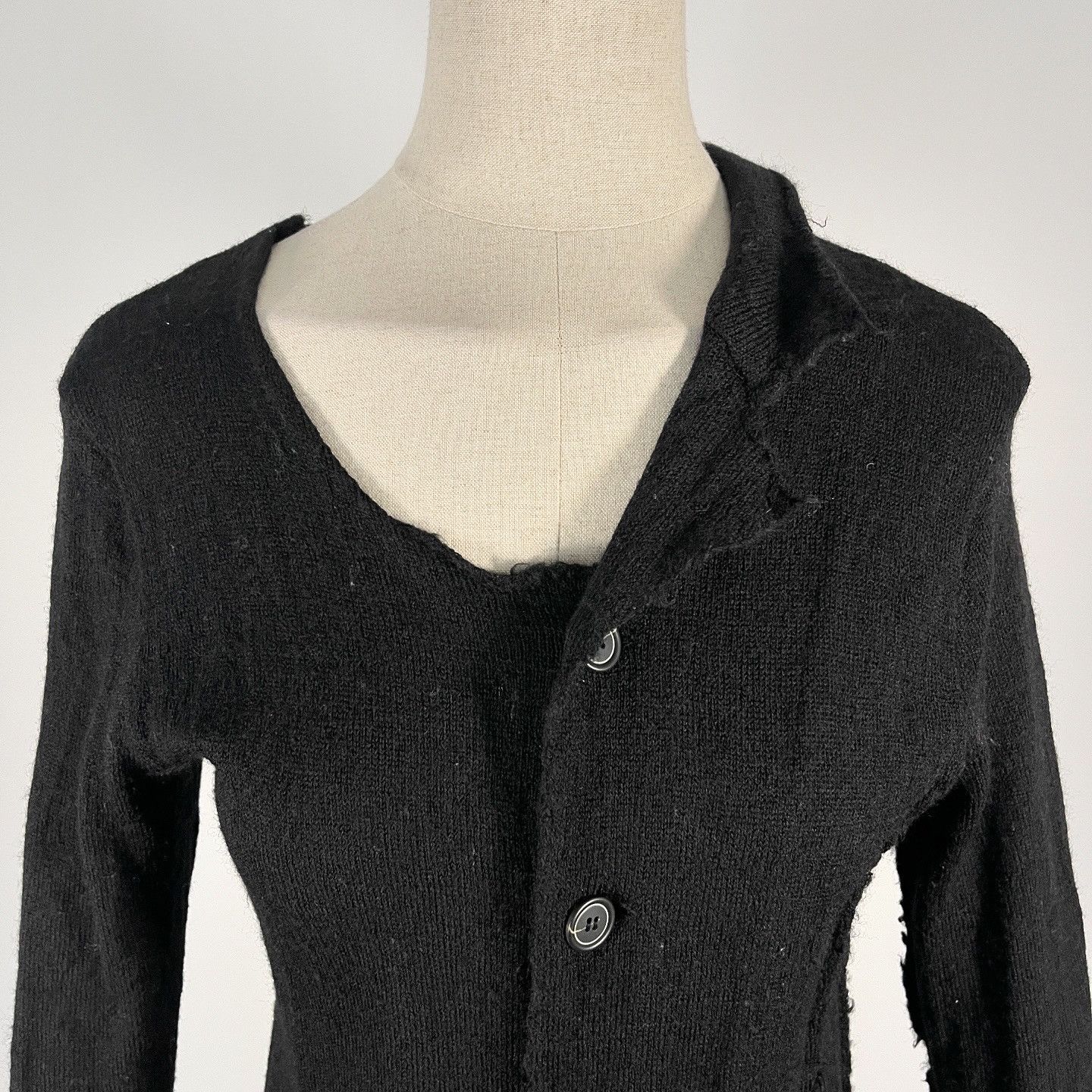 Rundholz RUNDHOLZ Black Wool Cardigan size S Size S / US 4 / IT 40 - 2 Thumbnail