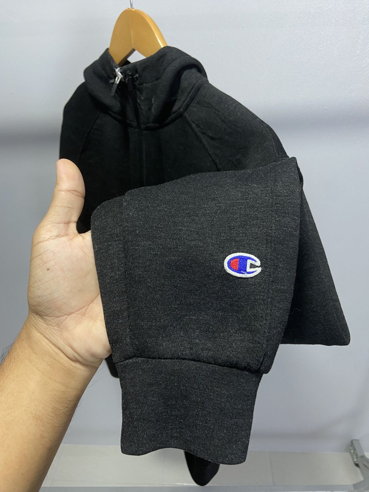 Champion × Japanese Brand Champion Spellout sweater hoodie Size US M / EU 48-50 / 2 - 5 Thumbnail