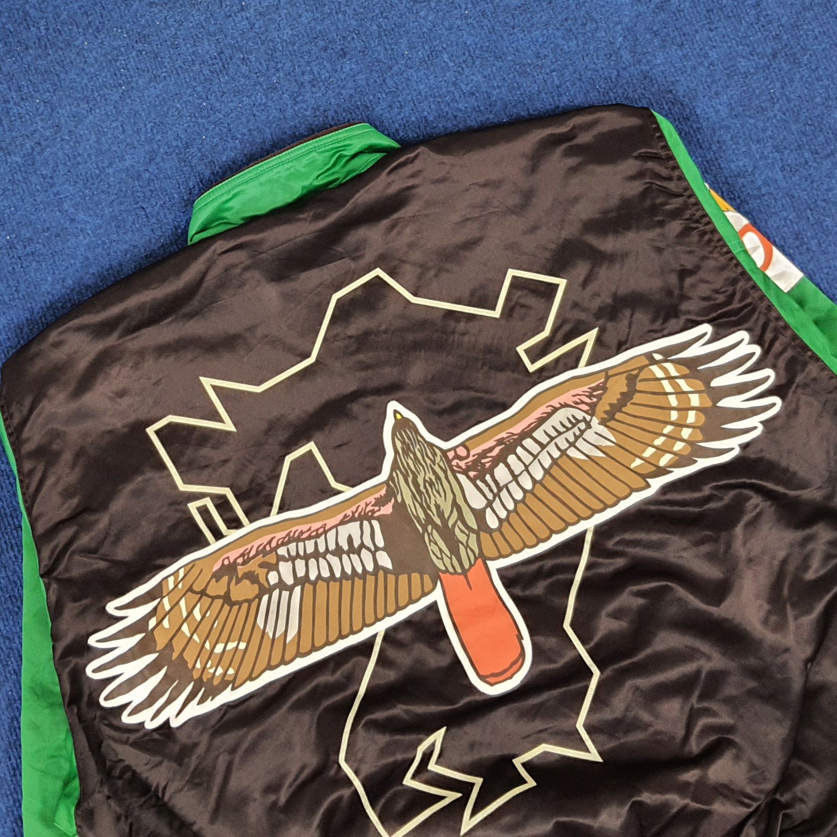 Japanese Brand × Vintage Vintage ASICS Fukuoka Daiei Hawk Baseball Team Jacket Size US L / EU 52-54 / 3 - 2 Thumbnail
