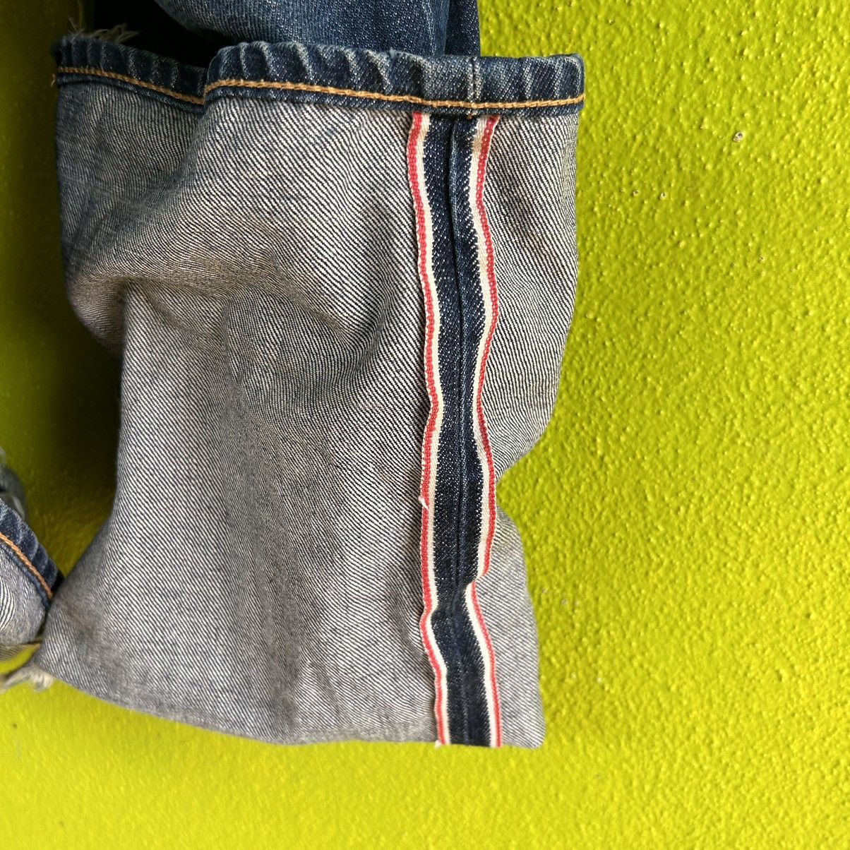 Edwin Vintage Edwin Overalls Sanforized Selvedge Distressed Denim Size US 30 / EU 46 - 15 Thumbnail