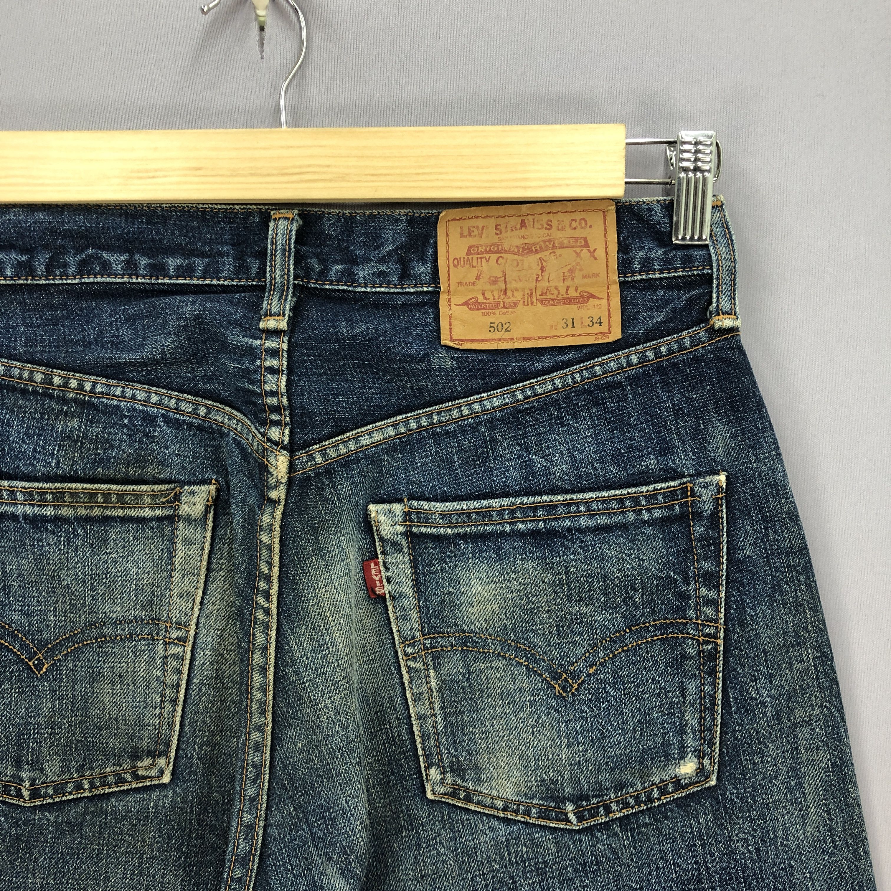 Levi's Vintage Levis Selvedge Distressed Jeans Levis Redline Denim Size US 30 / EU 46 - 5 Thumbnail