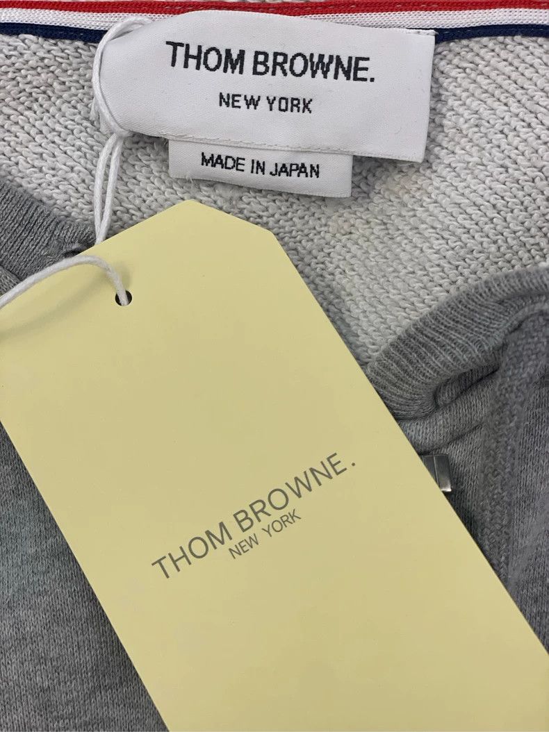 Thom Browne Thom browne Gray four-striped zipper jacket 2504-Nextarrow Size US S / EU 44-46 / 1 - 7 Thumbnail