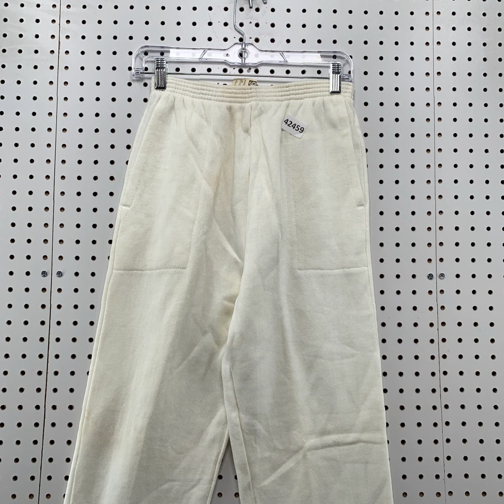 Gap VINTAGE Gap Sweatpants Mens Large White Fleece 90s Made USA 26x31 Size US 33 - 2 Thumbnail