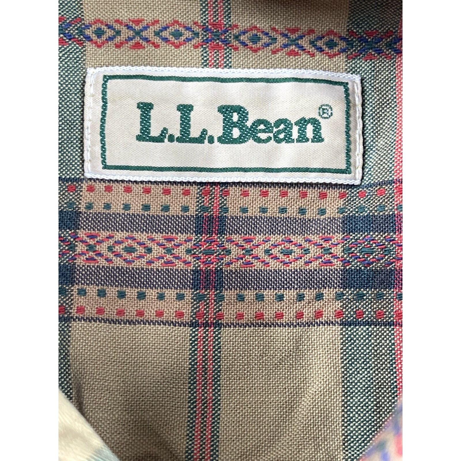 Vintage VINTAGE L.L. Bean Button-Up Shirt Mens L Gray Plaid Western Design 90s USA Size US L / EU 52-54 / 3 - 2 Thumbnail