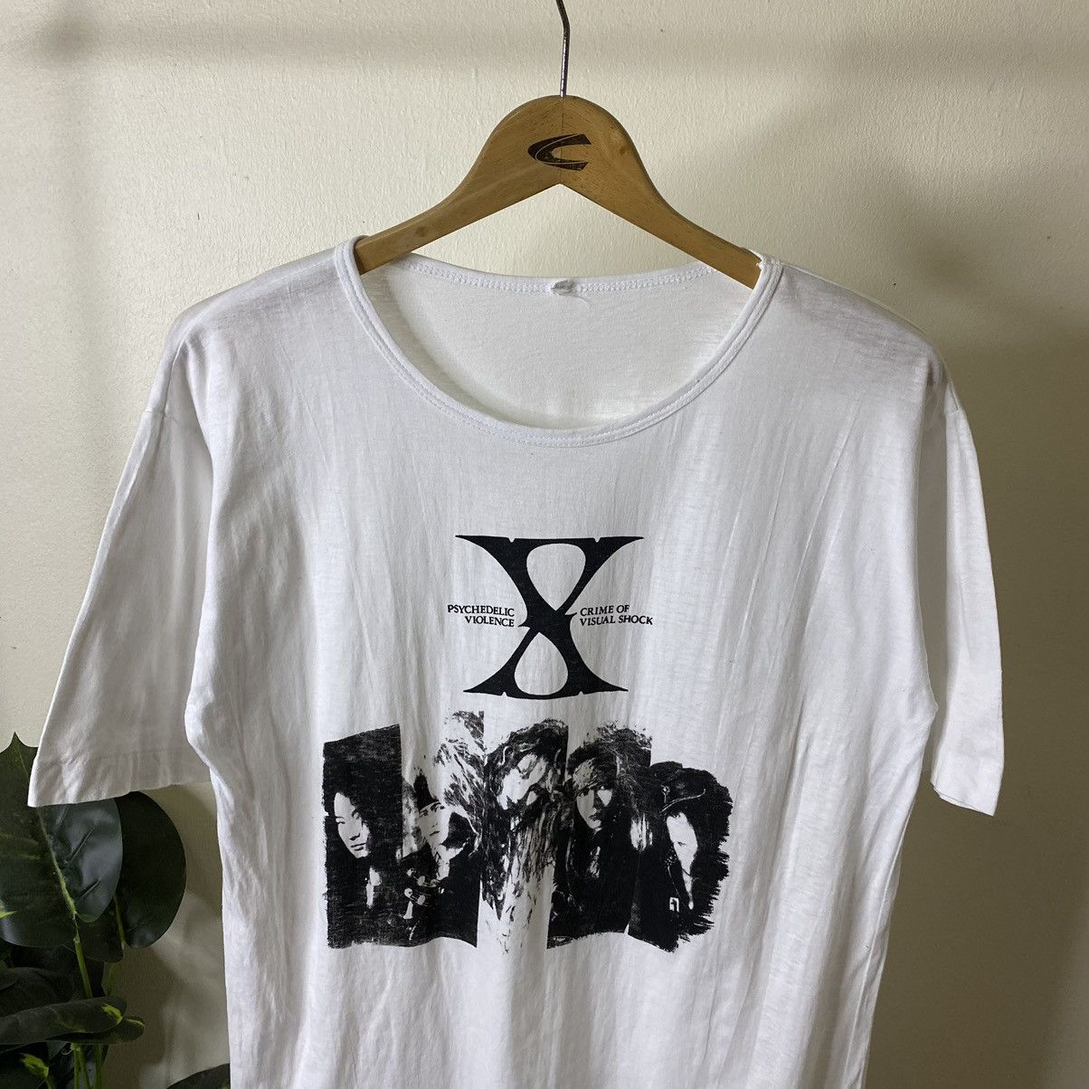 Band Tees 1990s X Japan Psychedelic Violence Crime Of Visual Shock Tee Size US M / EU 48-50 / 2 - 2 Thumbnail