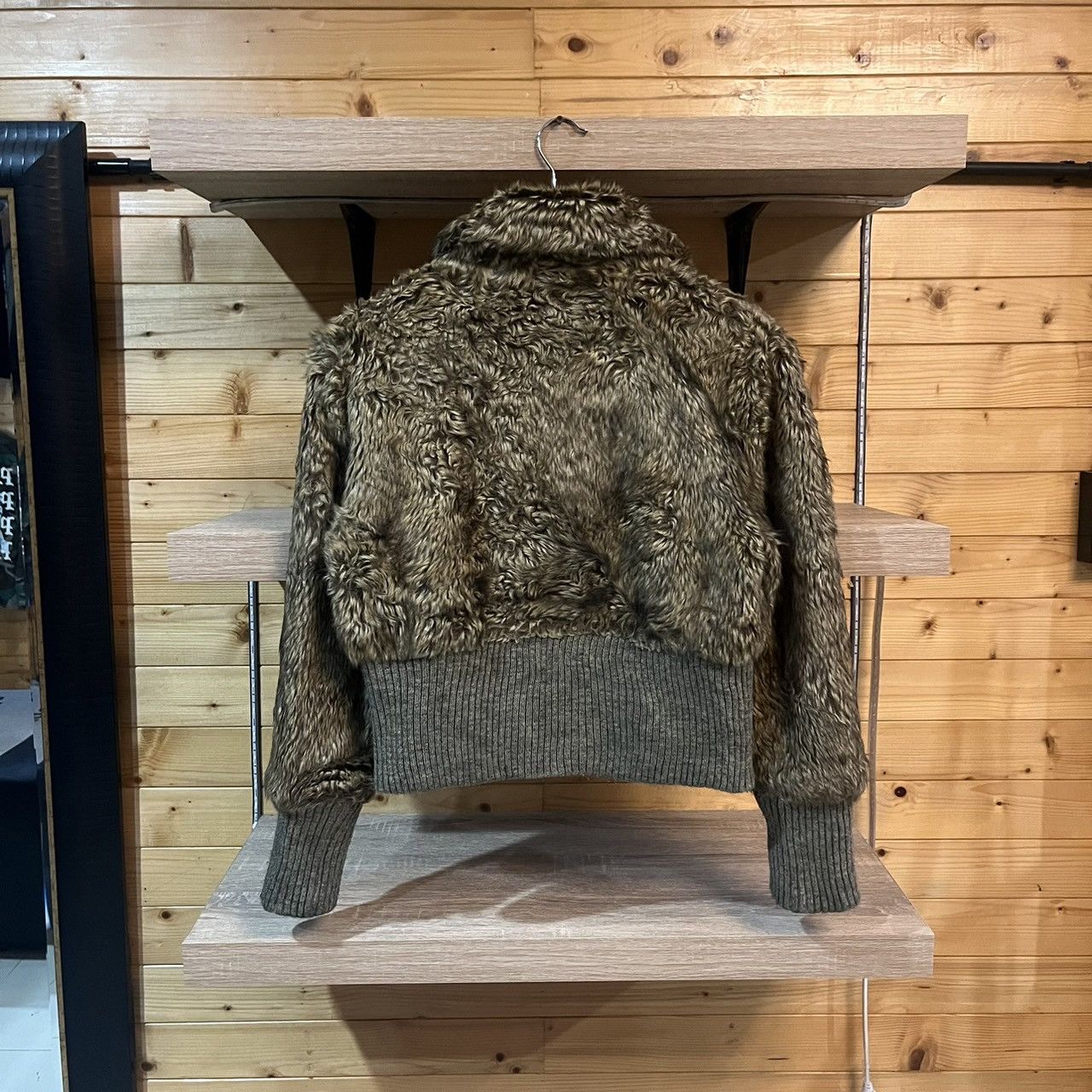 If Six Was Nine MARIENE JOBERT Faux Fur Jacket If6was9 LGB Yohji CDG Style Size XS / US 0-2 / IT 36-38 - 2 Thumbnail