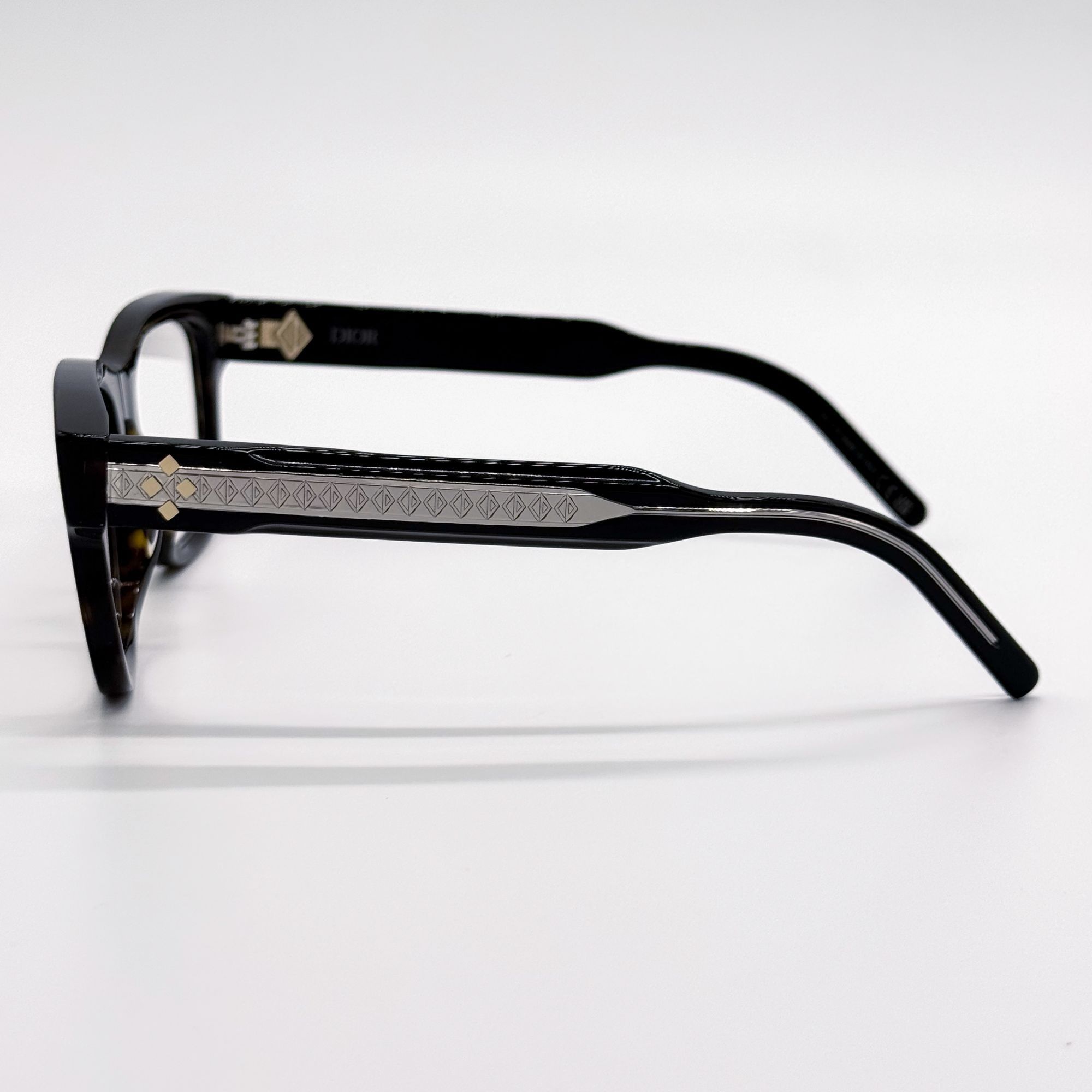 Dior NEW DIOR EYEGLASSES CD DIAMONDO S1I 2000 SQUARE HAVANA EYEGL Size ONE SIZE - 6 Thumbnail