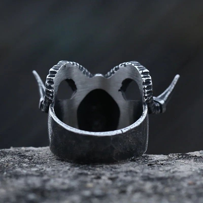 Jewelry Devil Demon Skull Dragon Ring Size ONE SIZE - 4 Thumbnail