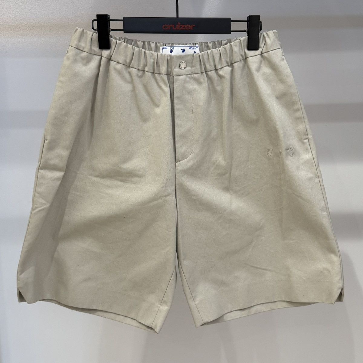 Off White Lounge Shorts Abbey Stone Abb