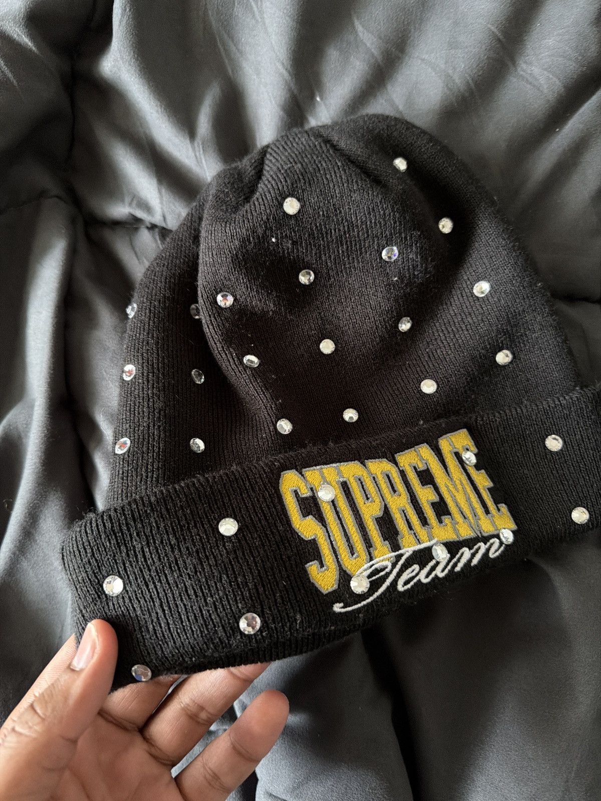 Supreme Supreme New era Rhinestone Beaine Size ONE SIZE - 2 Thumbnail